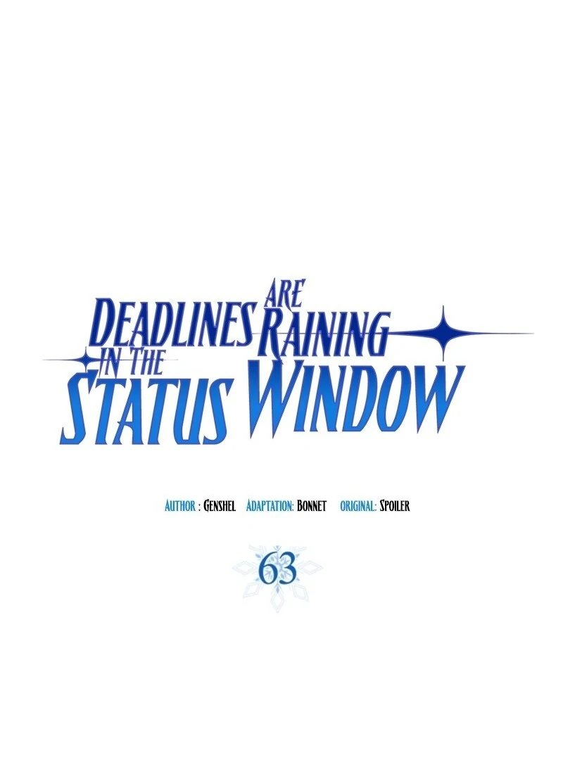 Deadlines are Raining in the Status Window Chapter 63 page 84