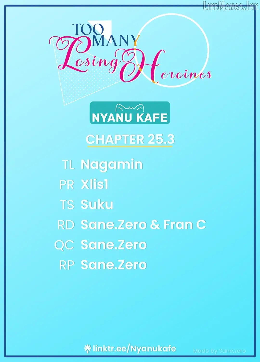 Too Many Losing Heroines! Chapter 25.3 page 1