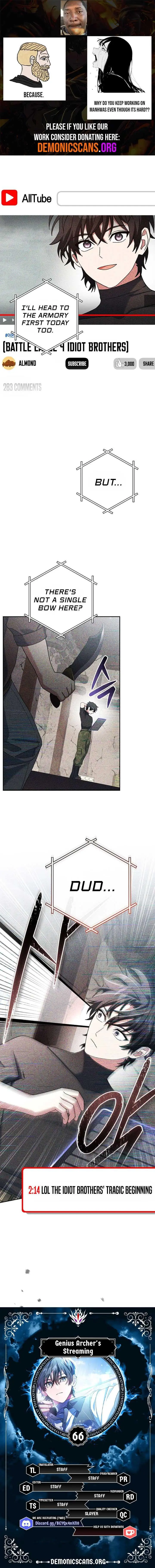 Genius Archer's Livestreaming Chapter 66 page 1