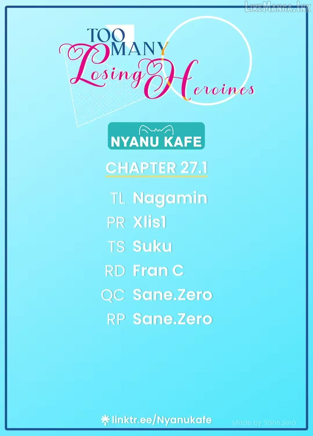 Too Many Losing Heroines! Chapter 27.1 page 1