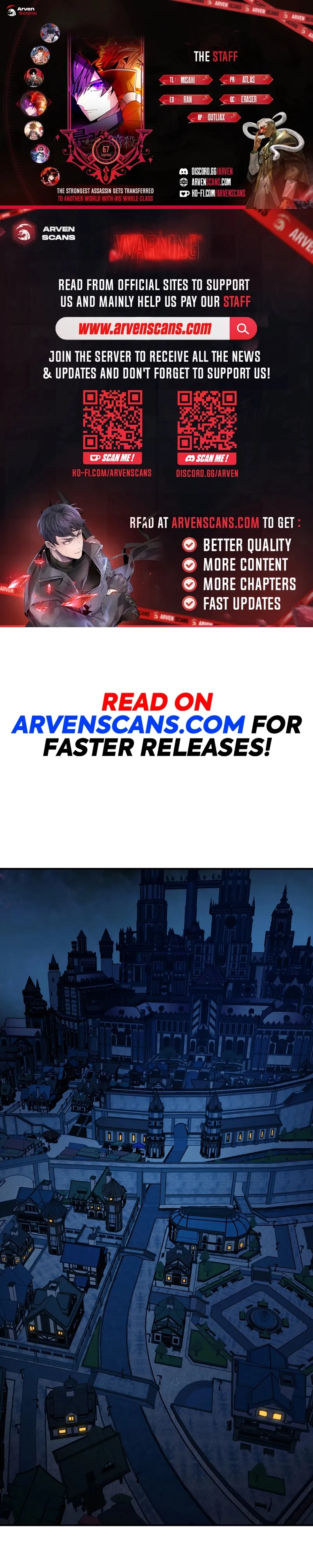The strongest assassin gets transferred to another world with his whole class Chapter 67 page 1