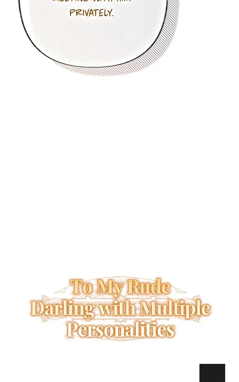 Dear My Rude Darling With Multiple Personality Chapter 67 page 157