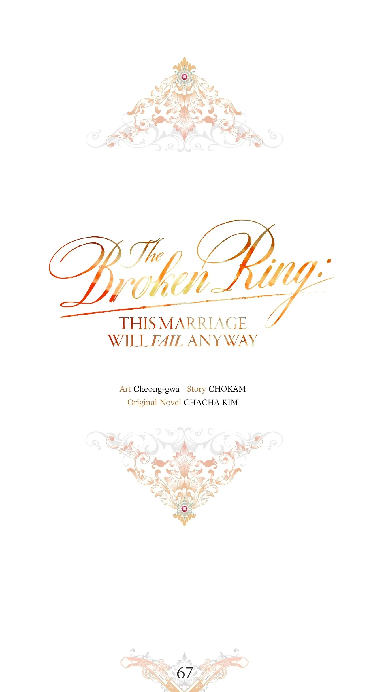 The Broken Ring: This Marriage Will Fail Anyway Chapter 67 page 22