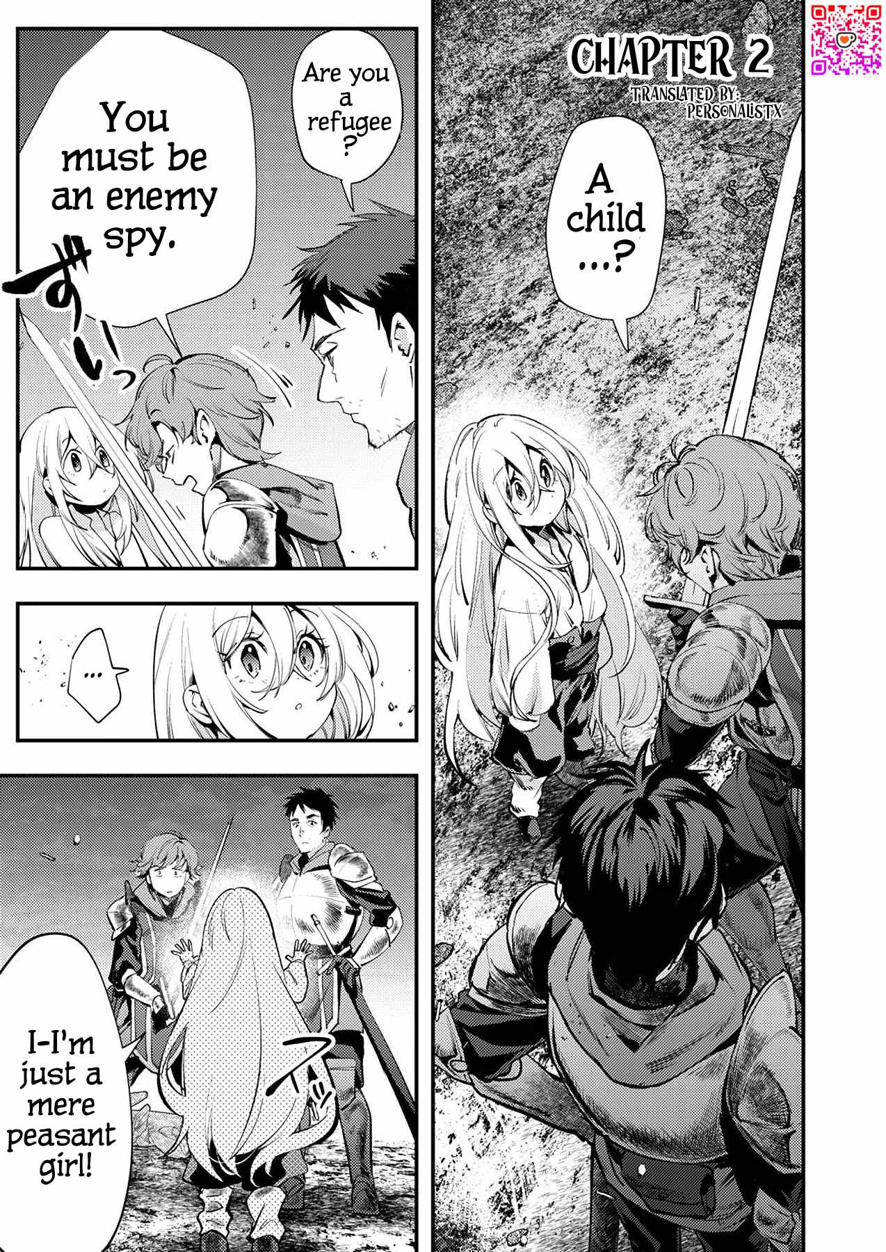 The Heroic Tale of Shura Young Girl: A Mercenary Who was Said to be Half-Baked is Reincarnated as a Young Girl and Rises to Success Chapter 2 page 1