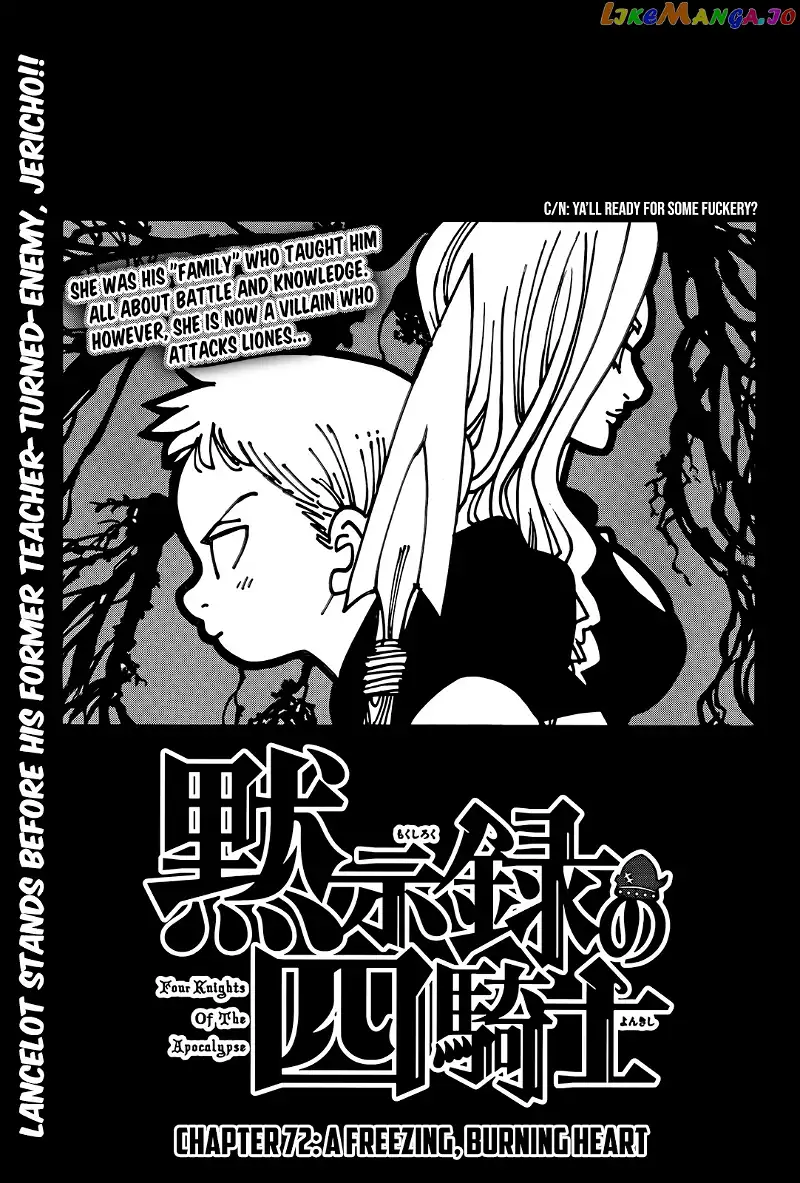 The Four Knights of the Apocalypse Chapter 72 page 1