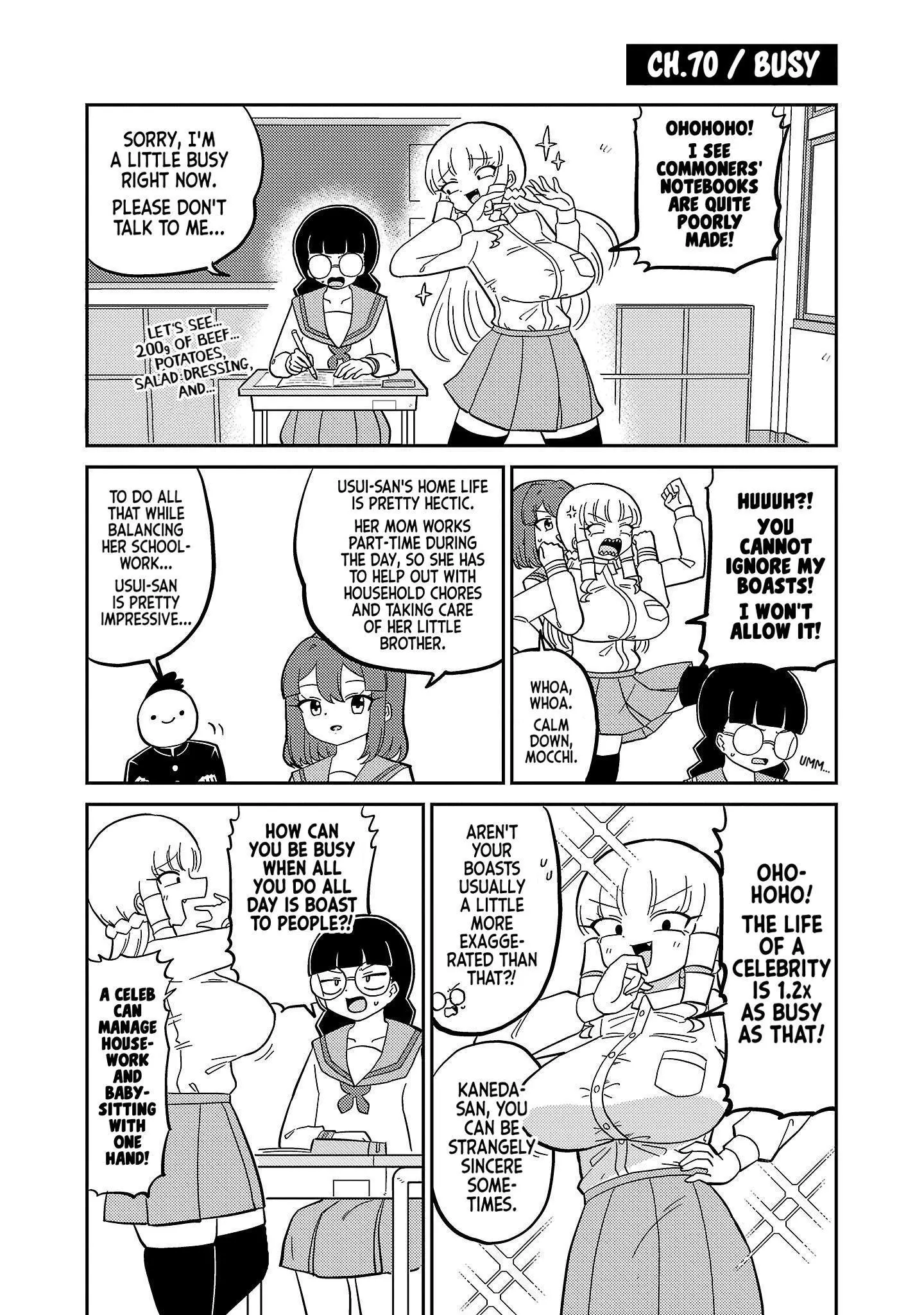 Mount Celeb Kaneda-San Chapter 70 page 1