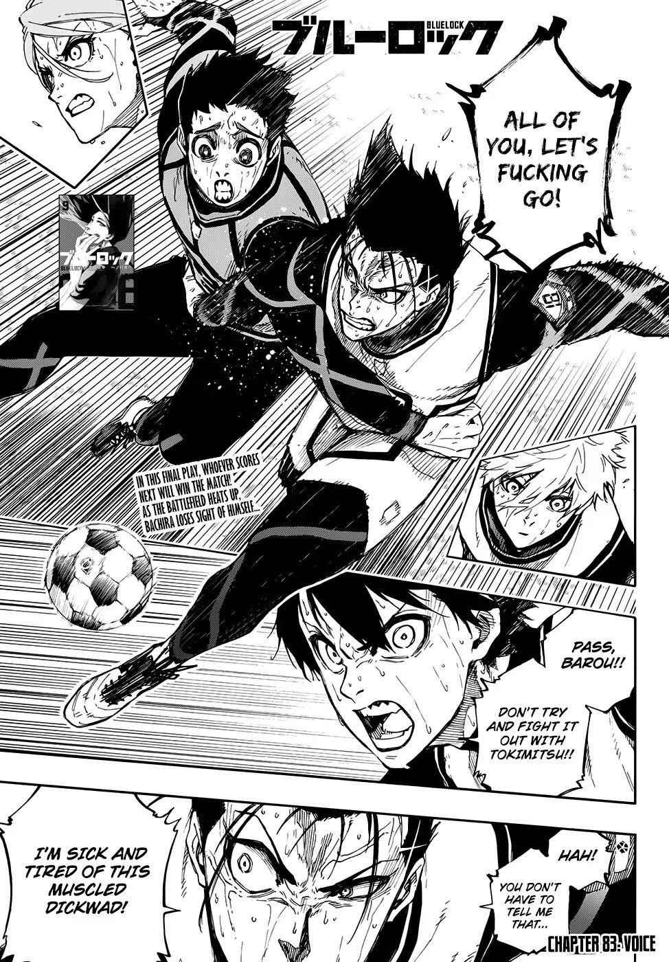 Blue Lock Chapter 83 page 2