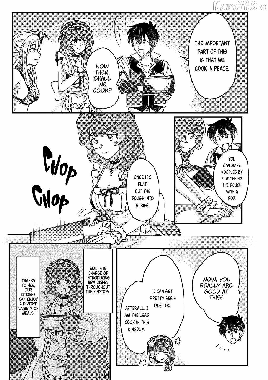 Revolution in production with the blessings of the gods - While living a leisurely, slow life in a corner of another world, somehow a diverse group of people gathered to form the strongest nation... Chapter 29.2 page 4