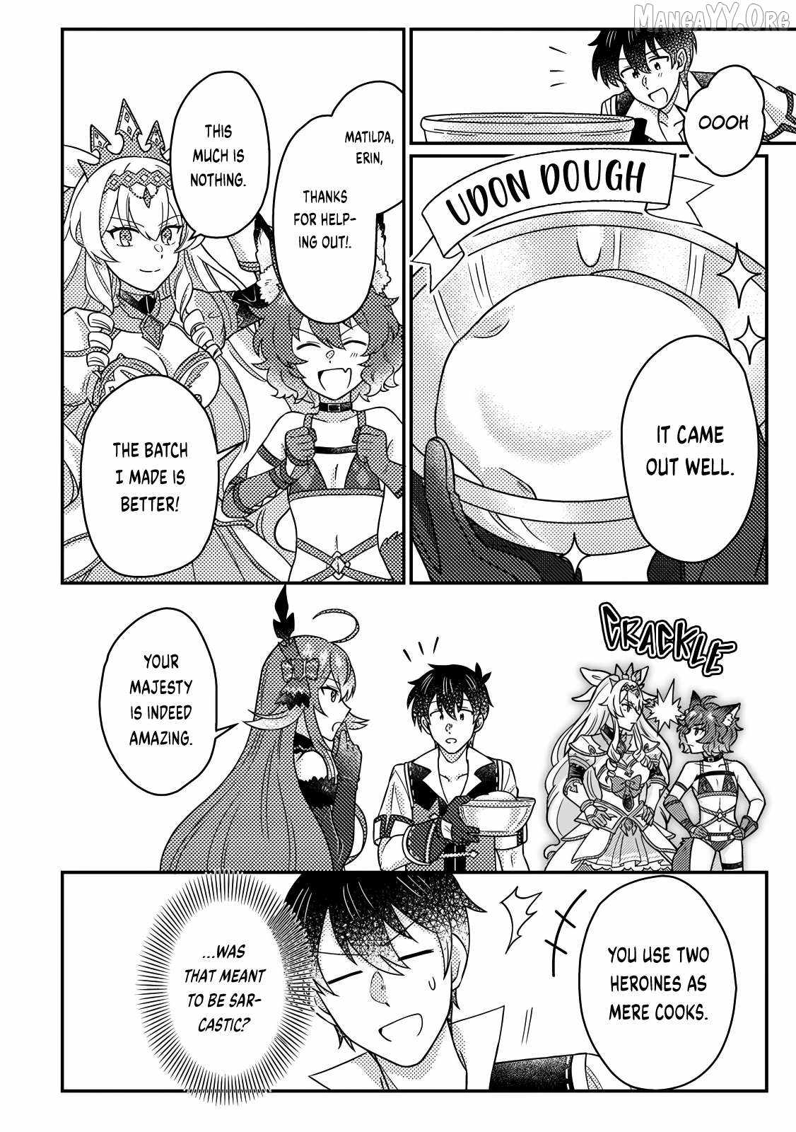 Revolution in production with the blessings of the gods - While living a leisurely, slow life in a corner of another world, somehow a diverse group of people gathered to form the strongest nation... Chapter 29.2 page 3
