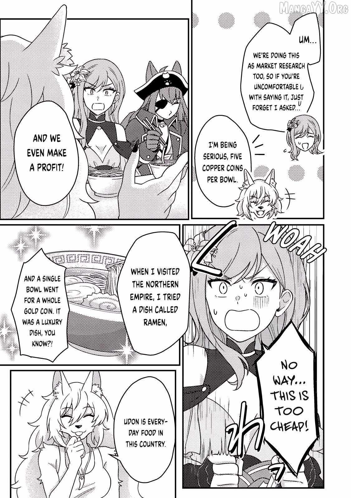 Revolution in production with the blessings of the gods - While living a leisurely, slow life in a corner of another world, somehow a diverse group of people gathered to form the strongest nation... Chapter 30.2 page 7