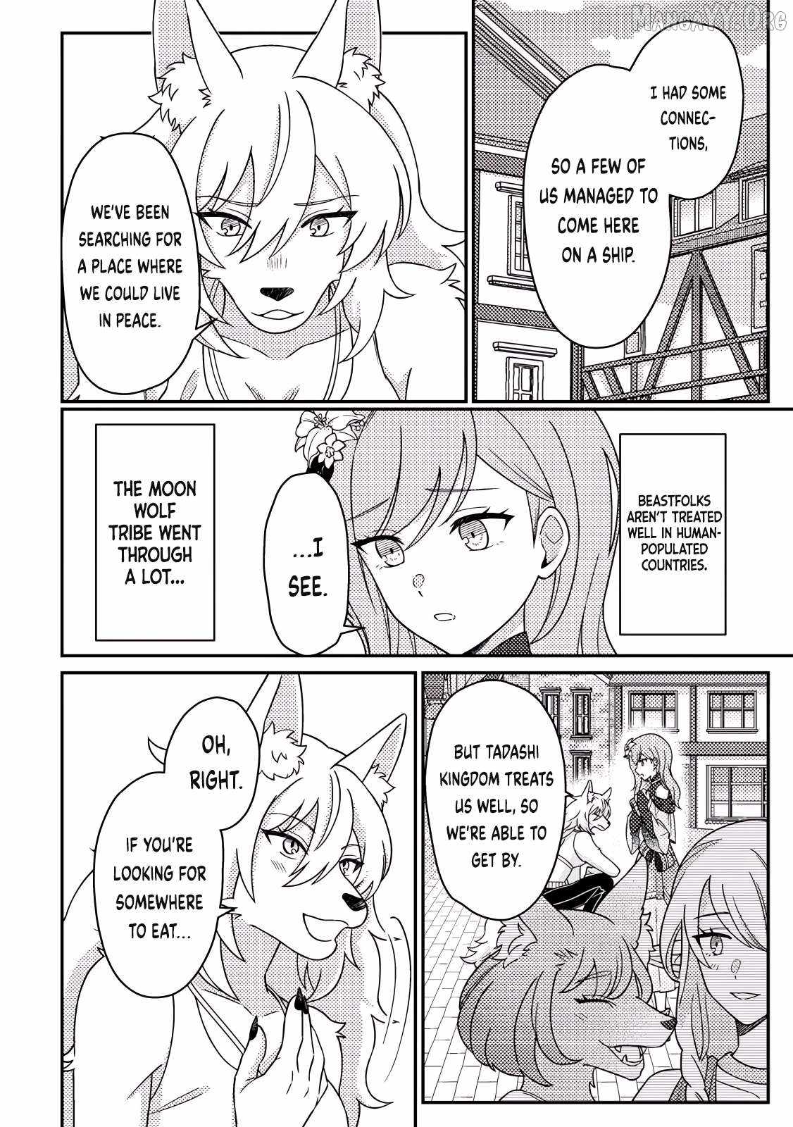 Revolution in production with the blessings of the gods - While living a leisurely, slow life in a corner of another world, somehow a diverse group of people gathered to form the strongest nation... Chapter 30.2 page 4