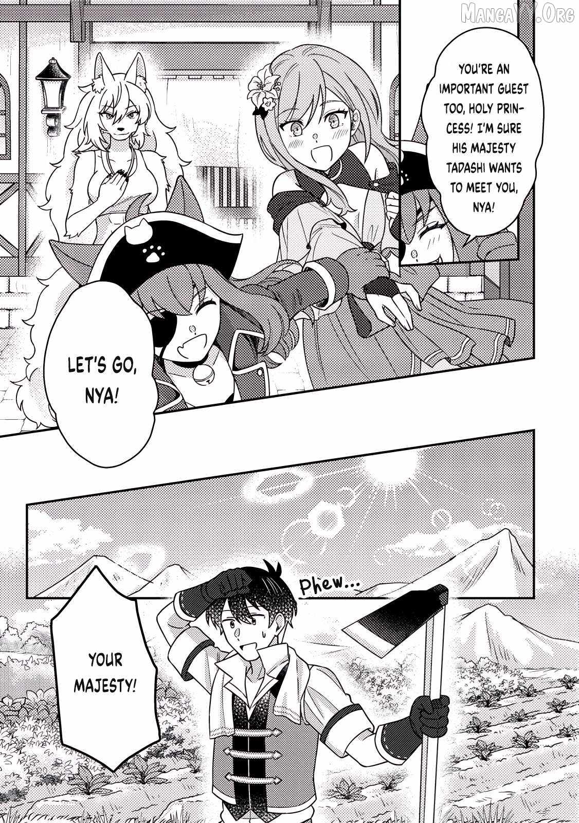 Revolution in production with the blessings of the gods - While living a leisurely, slow life in a corner of another world, somehow a diverse group of people gathered to form the strongest nation... Chapter 30.2 page 11
