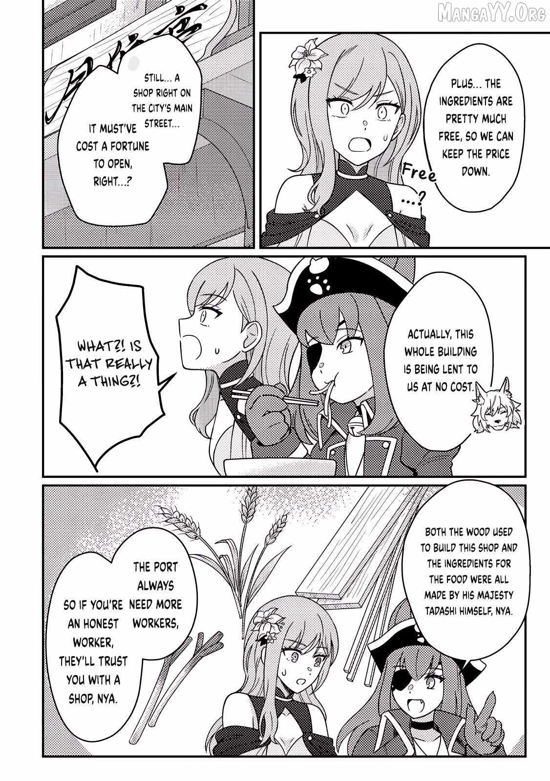 Revolution in production with the blessings of the gods - While living a leisurely, slow life in a corner of another world, somehow a diverse group of people gathered to form the strongest nation... Chapter 30.2 page 8