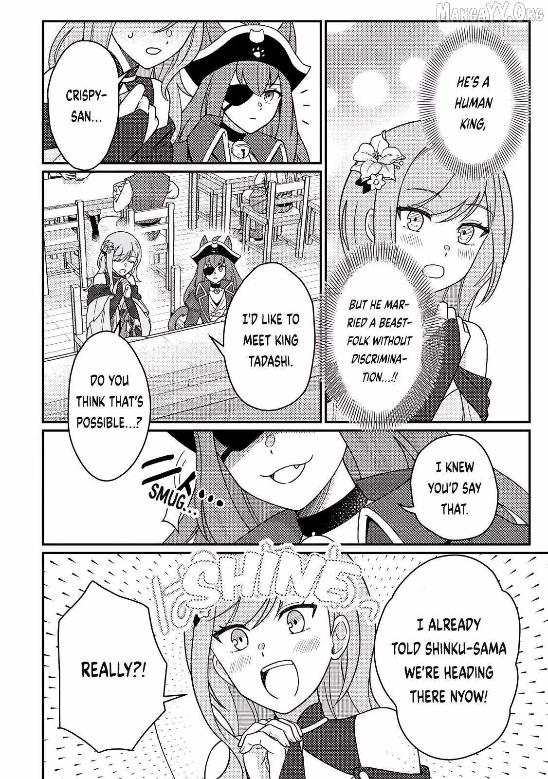 Revolution in production with the blessings of the gods - While living a leisurely, slow life in a corner of another world, somehow a diverse group of people gathered to form the strongest nation... Chapter 30.2 page 10