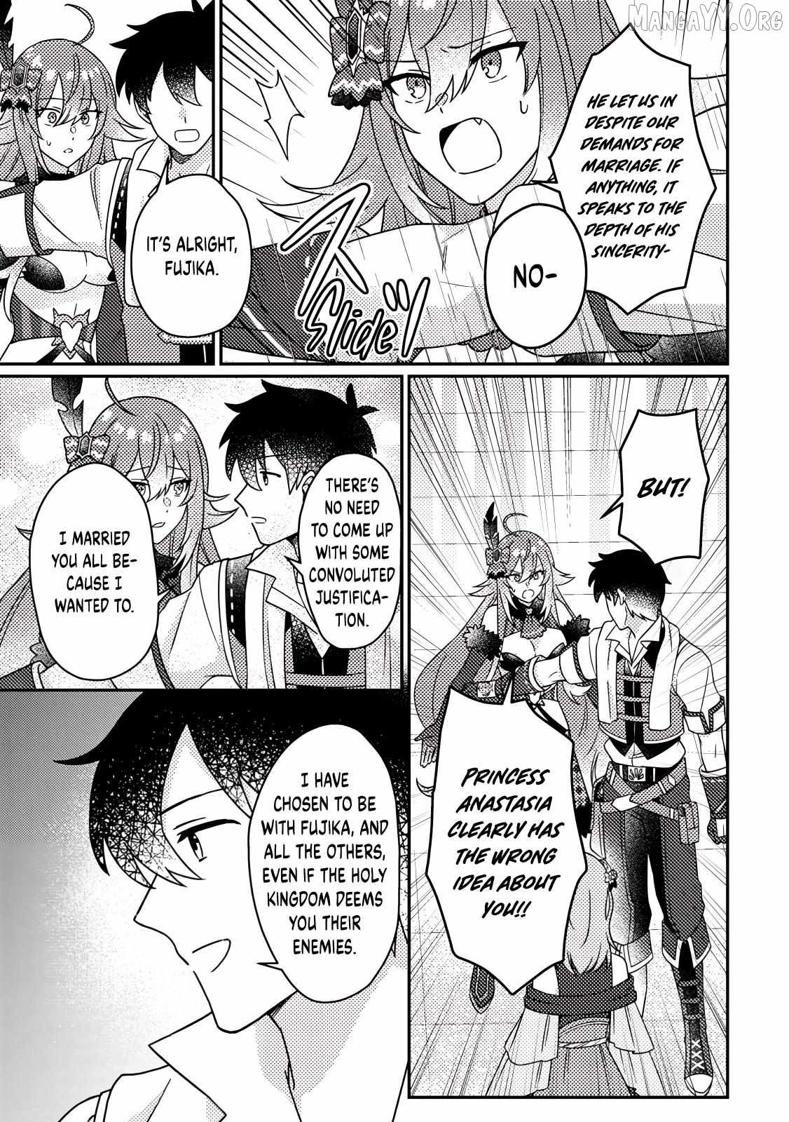 Revolution in production with the blessings of the gods - While living a leisurely, slow life in a corner of another world, somehow a diverse group of people gathered to form the strongest nation... Chapter 31.1 page 12