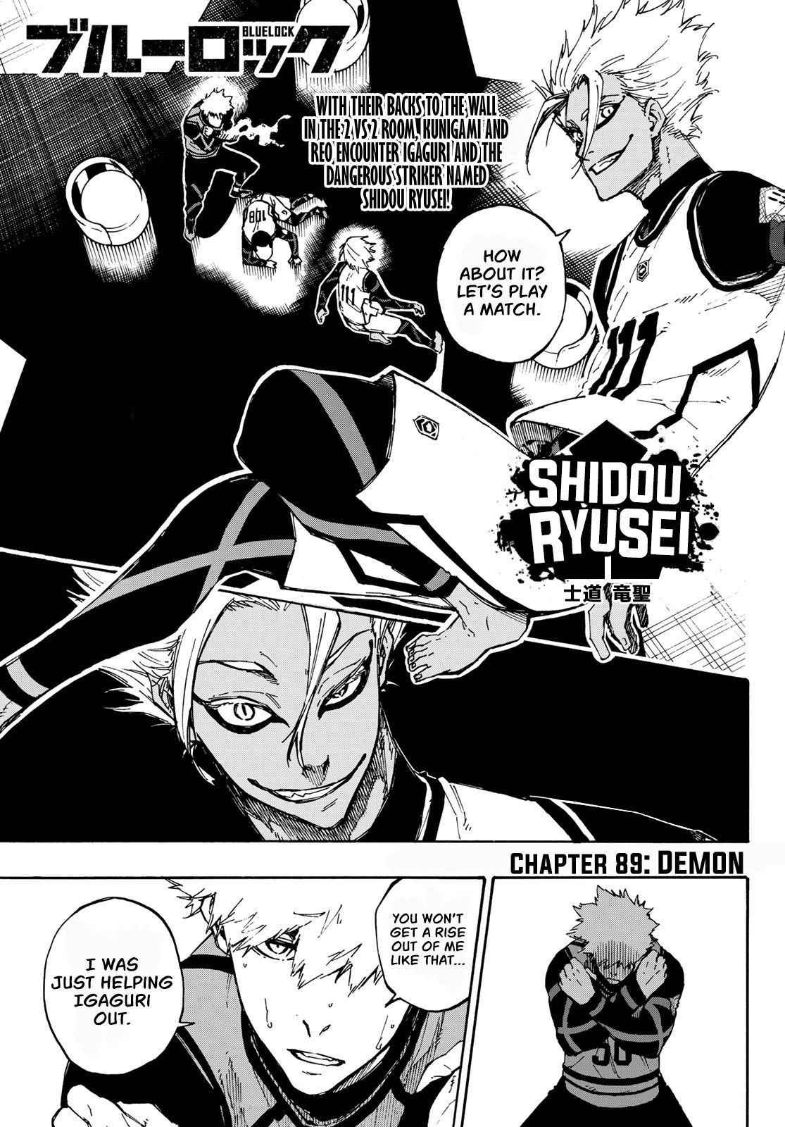 Blue Lock Chapter 89 page 2