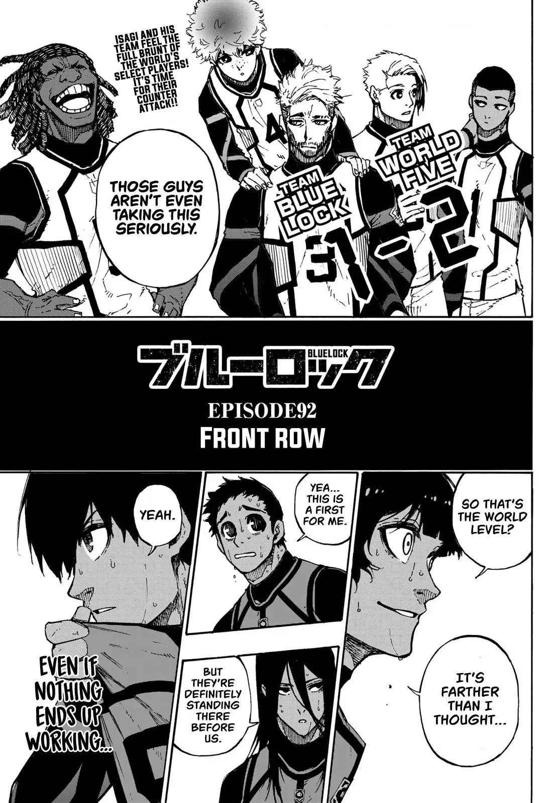 Blue Lock Chapter 92 page 2