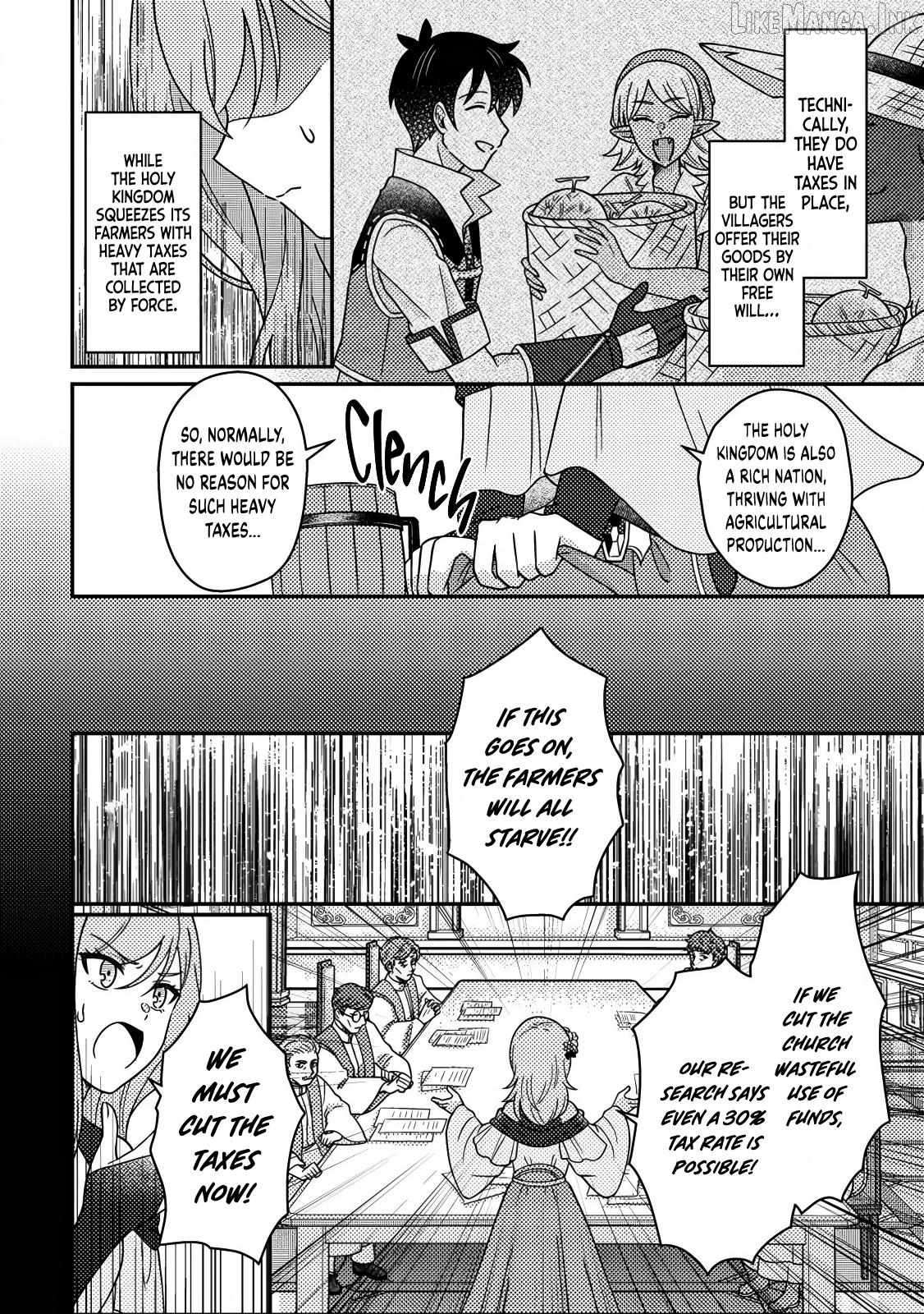 Revolution in production with the blessings of the gods - While living a leisurely, slow life in a corner of another world, somehow a diverse group of people gathered to form the strongest nation... Chapter 32.3 page 3