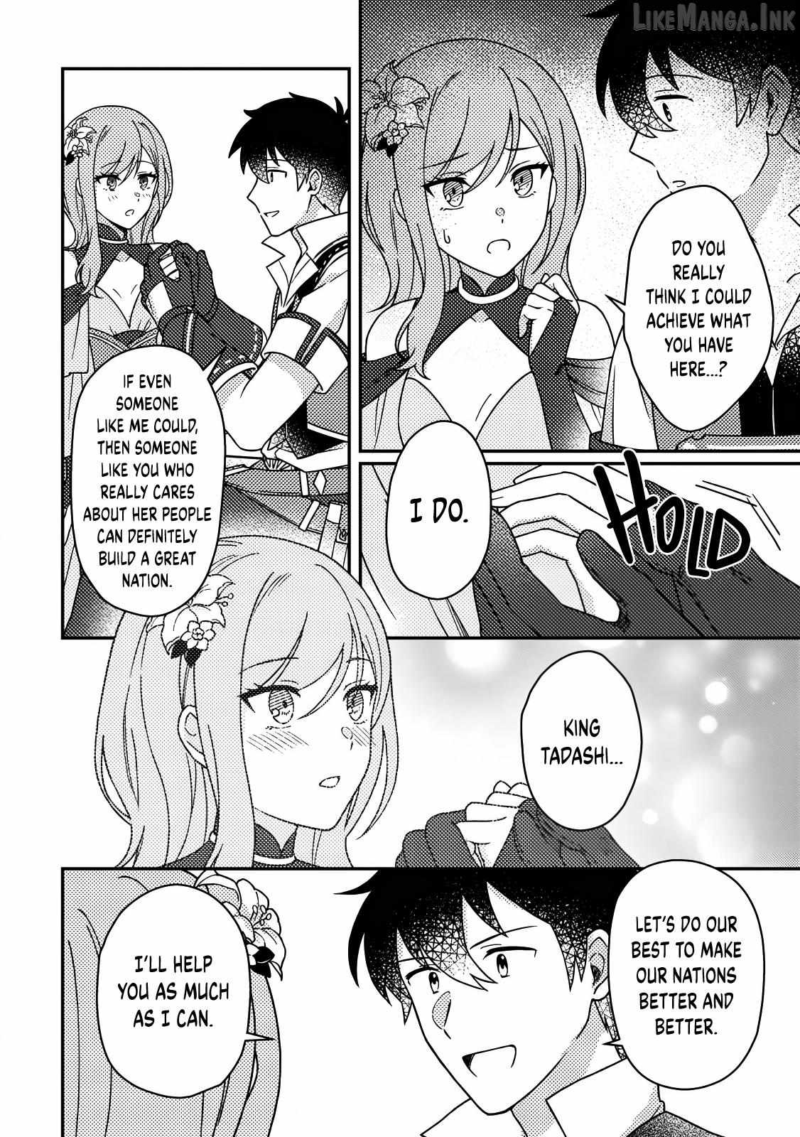 Revolution in production with the blessings of the gods - While living a leisurely, slow life in a corner of another world, somehow a diverse group of people gathered to form the strongest nation... Chapter 32.3 page 9