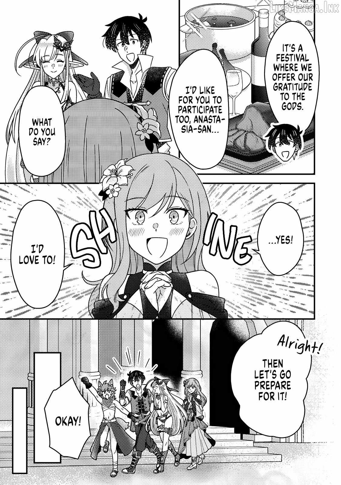 Revolution in production with the blessings of the gods - While living a leisurely, slow life in a corner of another world, somehow a diverse group of people gathered to form the strongest nation... Chapter 33.1 page 10