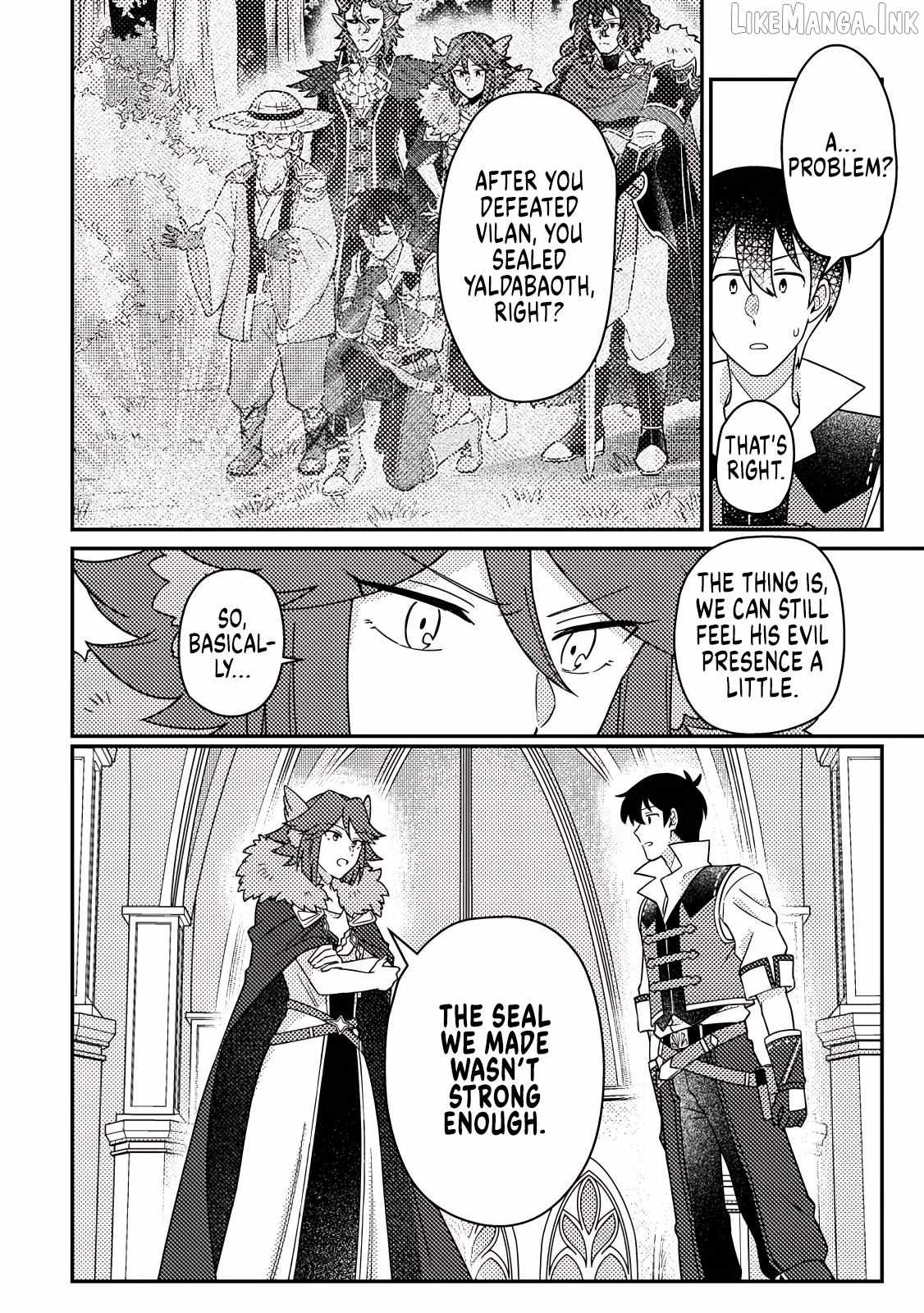 Revolution in production with the blessings of the gods - While living a leisurely, slow life in a corner of another world, somehow a diverse group of people gathered to form the strongest nation... Chapter 33.2 page 12