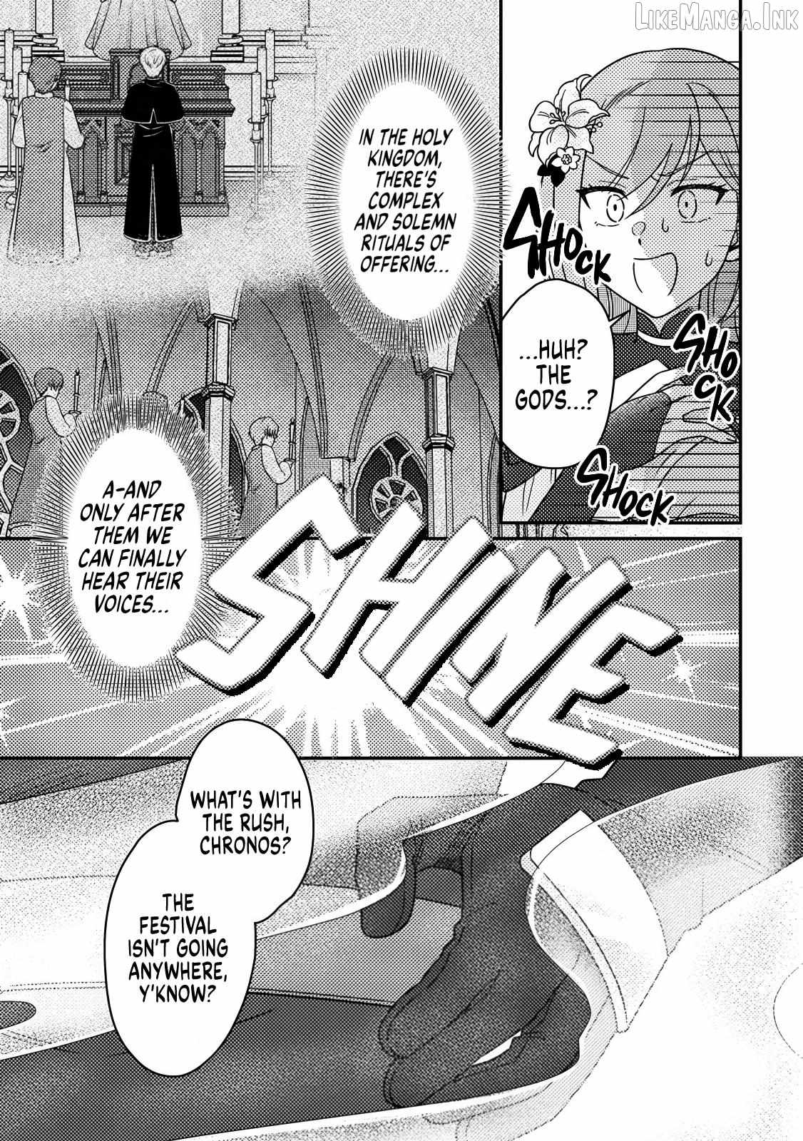 Revolution in production with the blessings of the gods - While living a leisurely, slow life in a corner of another world, somehow a diverse group of people gathered to form the strongest nation... Chapter 33.2 page 7