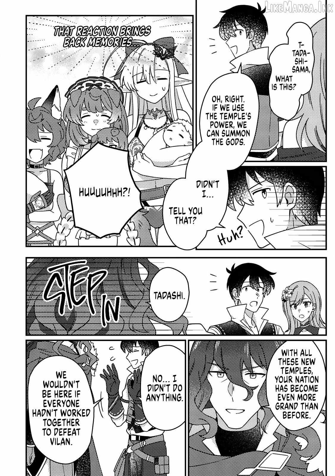 Revolution in production with the blessings of the gods - While living a leisurely, slow life in a corner of another world, somehow a diverse group of people gathered to form the strongest nation... Chapter 33.2 page 10