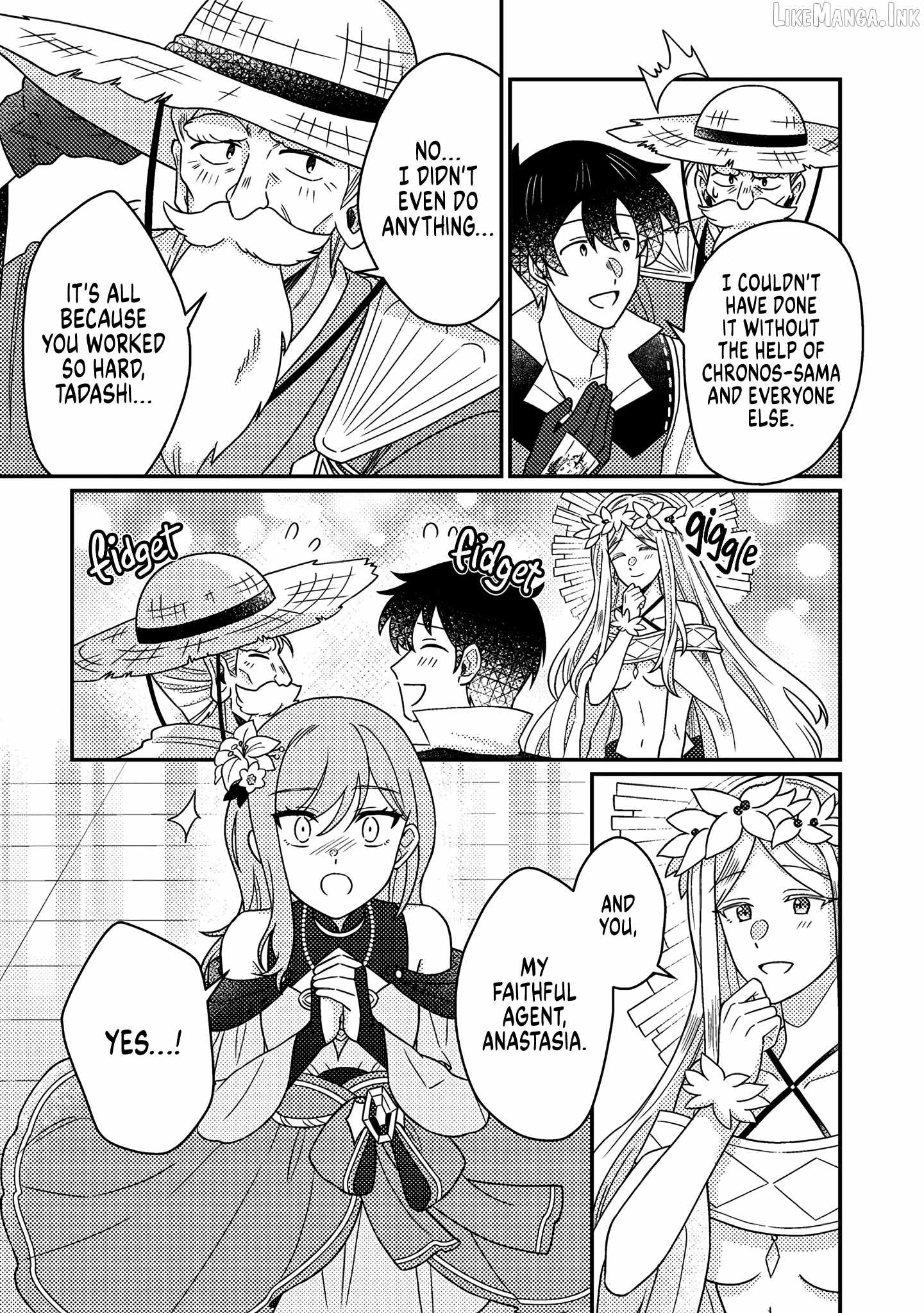 Revolution in production with the blessings of the gods - While living a leisurely, slow life in a corner of another world, somehow a diverse group of people gathered to form the strongest nation... Chapter 34.1 page 6