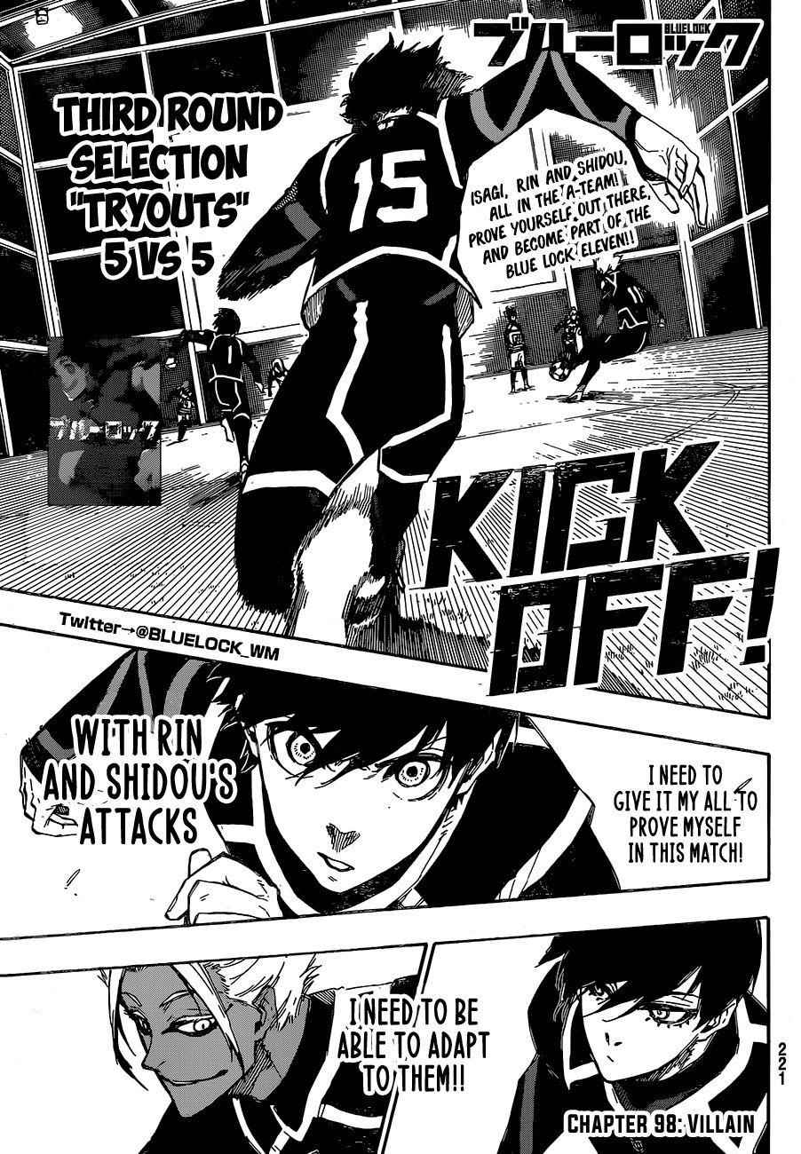 Blue Lock Chapter 98 page 2