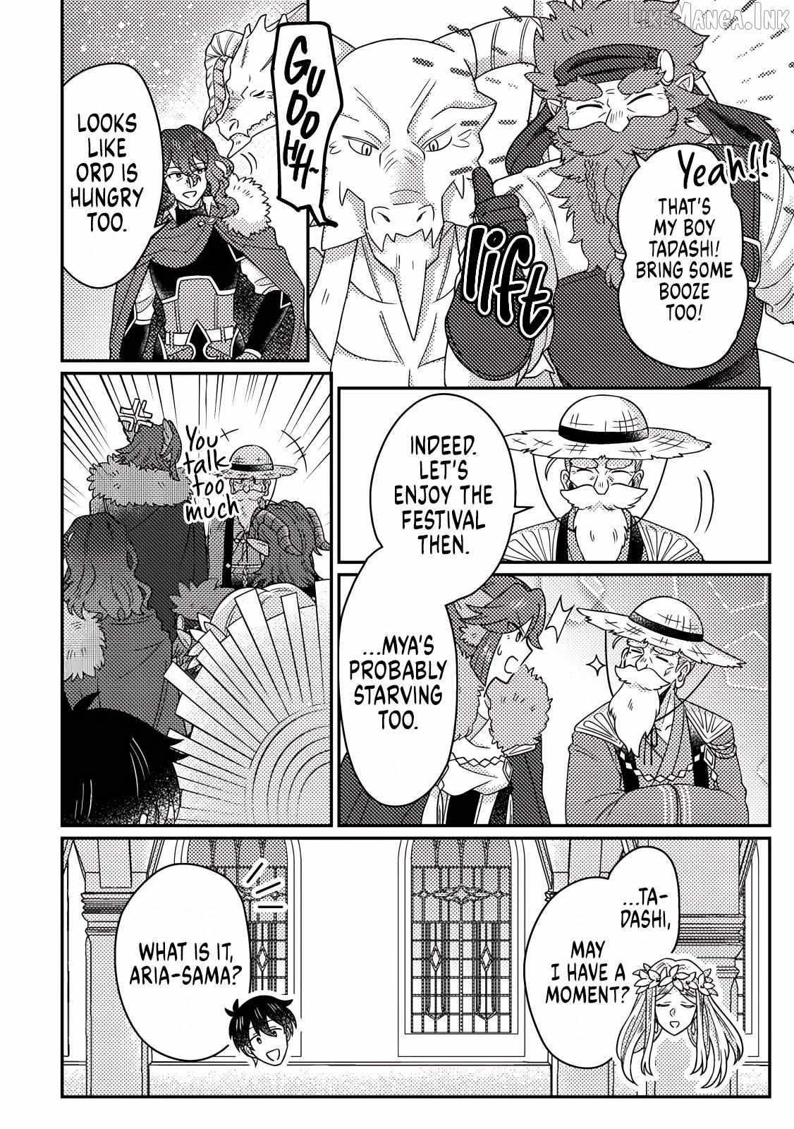 Revolution in production with the blessings of the gods - While living a leisurely, slow life in a corner of another world, somehow a diverse group of people gathered to form the strongest nation... Chapter 34.2 page 5