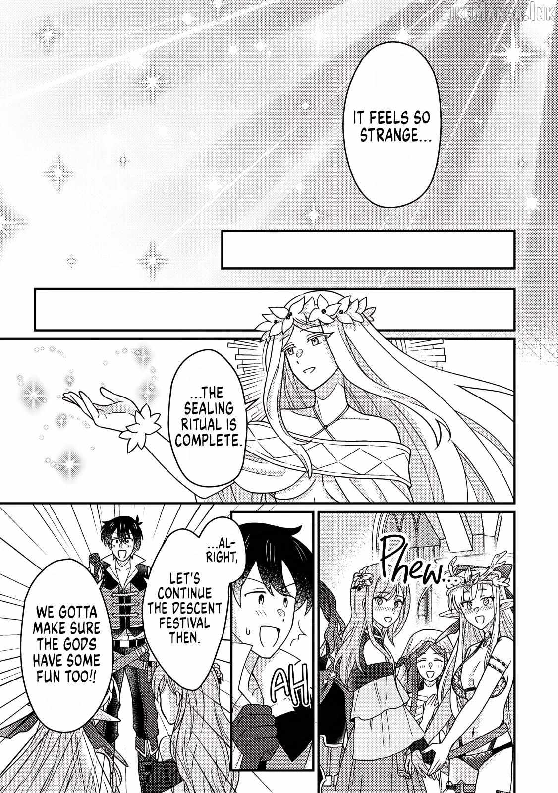 Revolution in production with the blessings of the gods - While living a leisurely, slow life in a corner of another world, somehow a diverse group of people gathered to form the strongest nation... Chapter 34.2 page 4