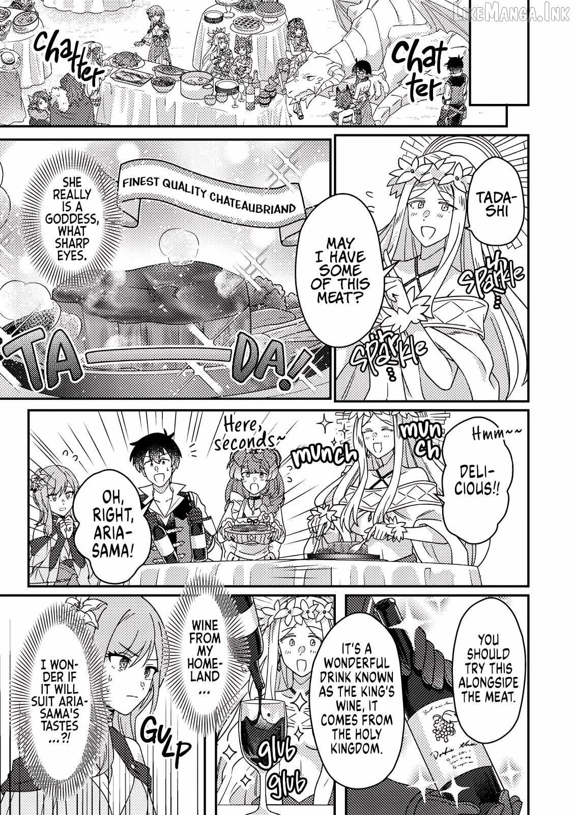 Revolution in production with the blessings of the gods - While living a leisurely, slow life in a corner of another world, somehow a diverse group of people gathered to form the strongest nation... Chapter 34.2 page 10