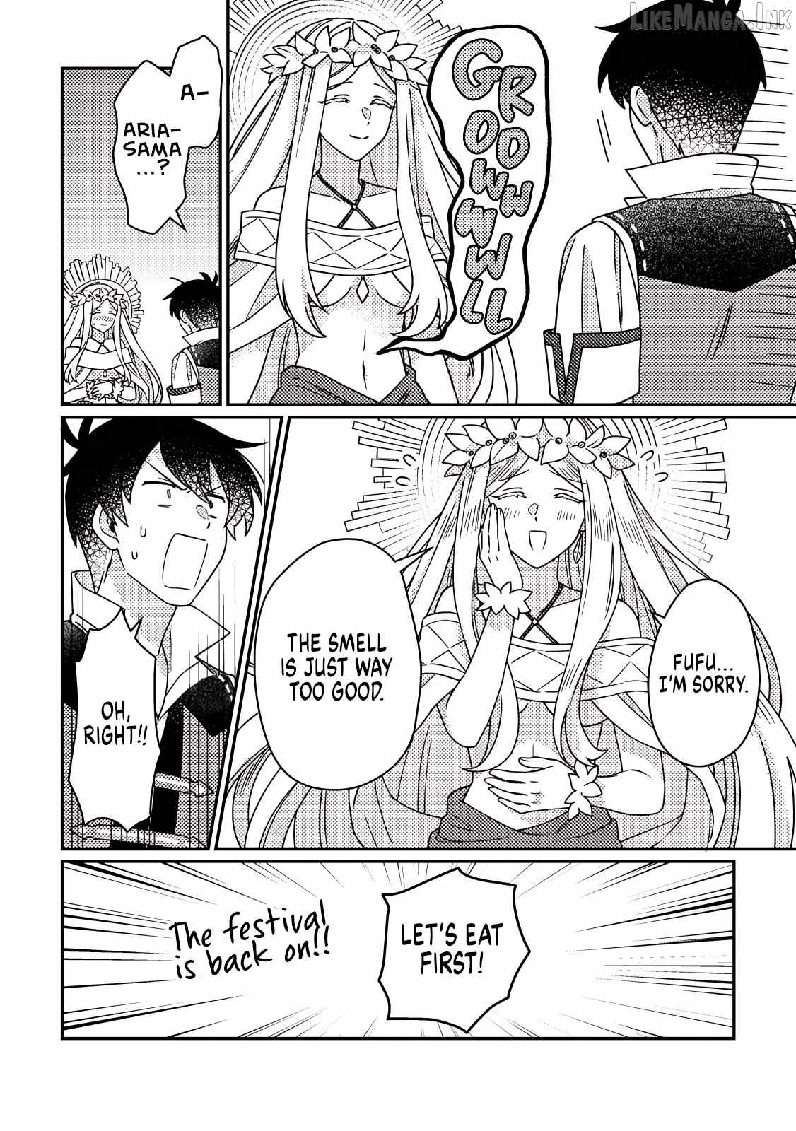 Revolution in production with the blessings of the gods - While living a leisurely, slow life in a corner of another world, somehow a diverse group of people gathered to form the strongest nation... Chapter 34.2 page 9