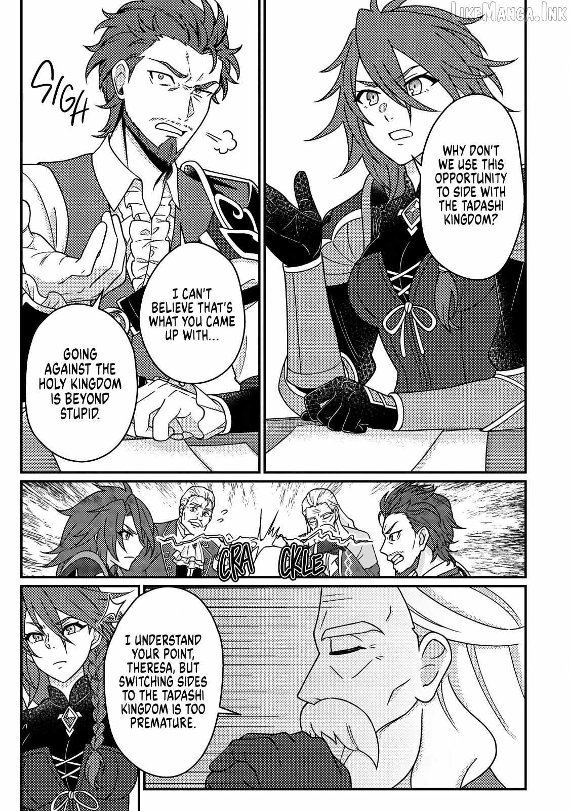 Revolution in production with the blessings of the gods - While living a leisurely, slow life in a corner of another world, somehow a diverse group of people gathered to form the strongest nation... Chapter 35.1 page 4