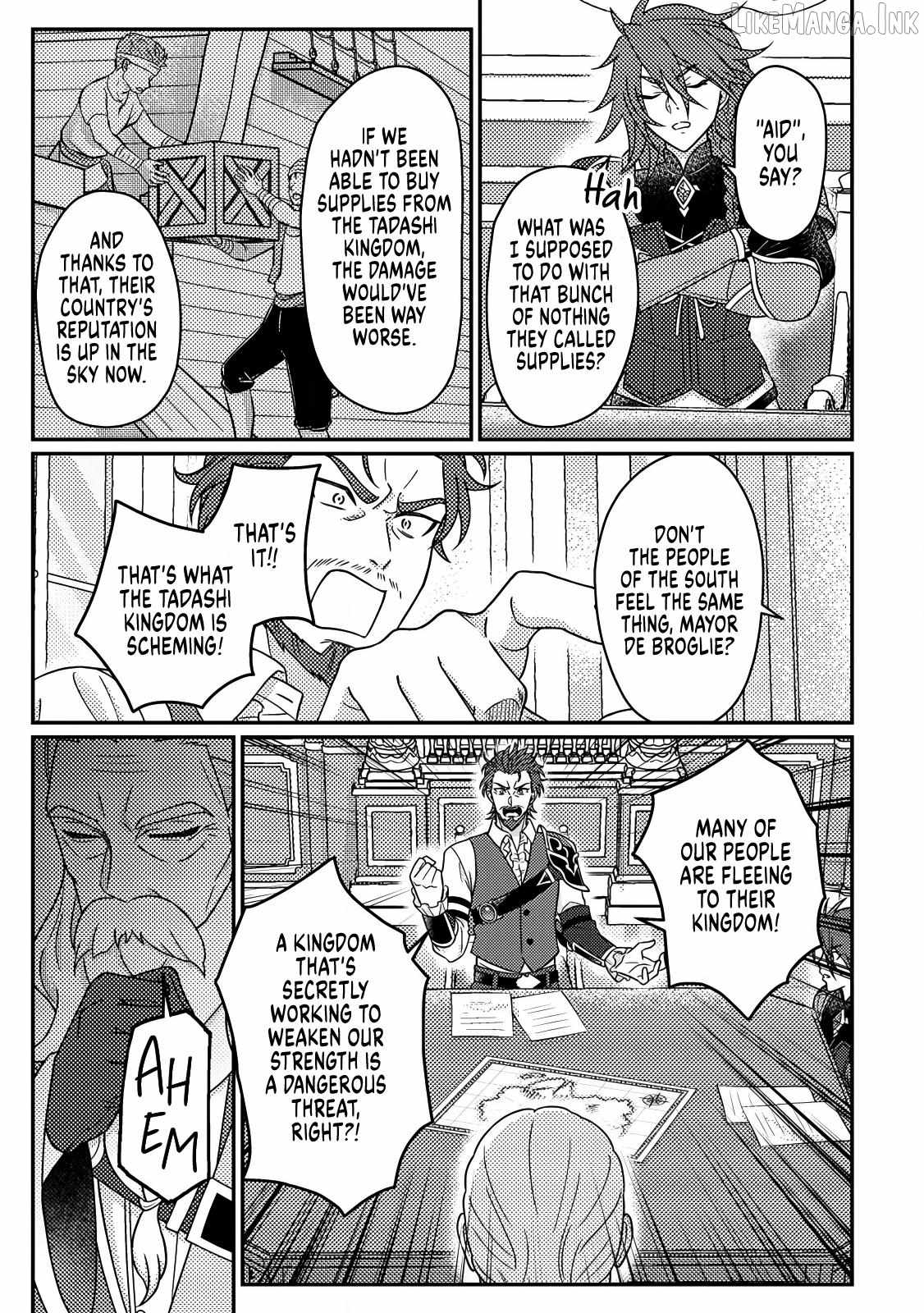 Revolution in production with the blessings of the gods - While living a leisurely, slow life in a corner of another world, somehow a diverse group of people gathered to form the strongest nation... Chapter 35.1 page 6