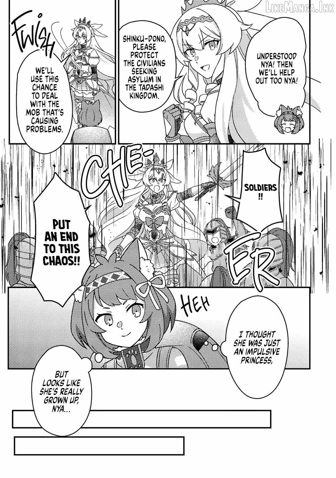Revolution in production with the blessings of the gods - While living a leisurely, slow life in a corner of another world, somehow a diverse group of people gathered to form the strongest nation... Chapter 35.3 page 2