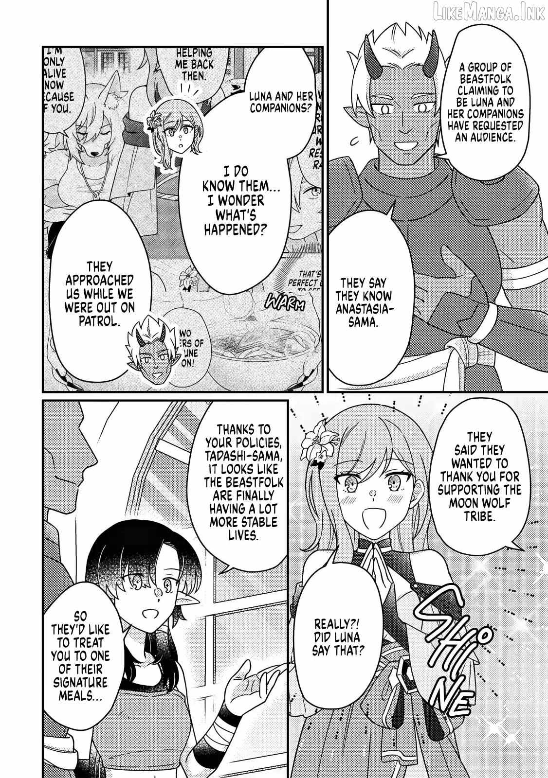 Revolution in production with the blessings of the gods - While living a leisurely, slow life in a corner of another world, somehow a diverse group of people gathered to form the strongest nation... Chapter 36.1 page 5