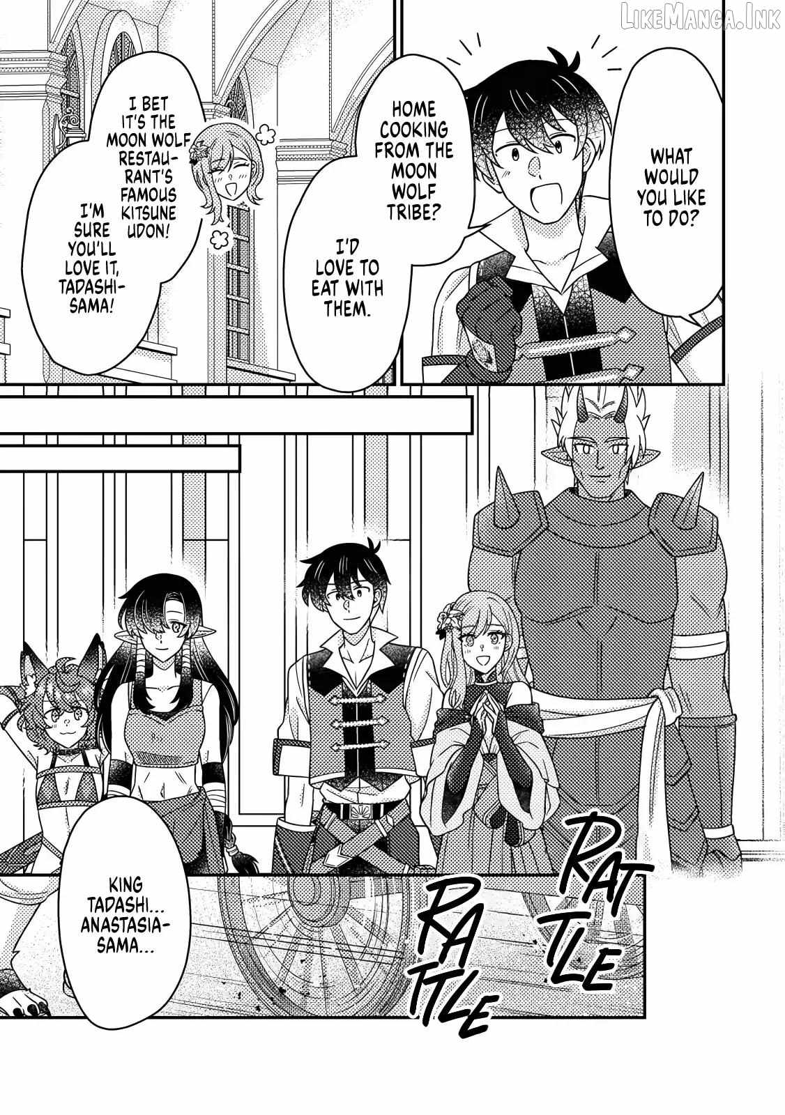 Revolution in production with the blessings of the gods - While living a leisurely, slow life in a corner of another world, somehow a diverse group of people gathered to form the strongest nation... Chapter 36.1 page 6