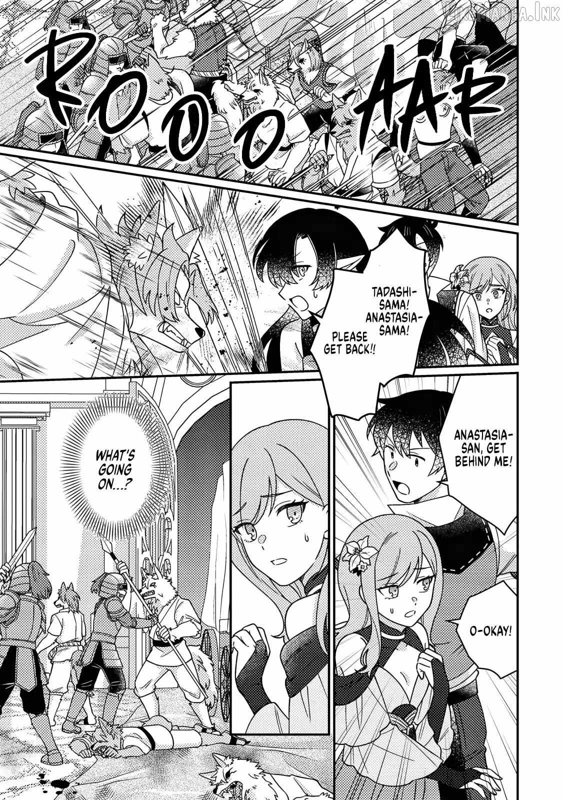 Revolution in production with the blessings of the gods - While living a leisurely, slow life in a corner of another world, somehow a diverse group of people gathered to form the strongest nation... Chapter 36.1 page 10