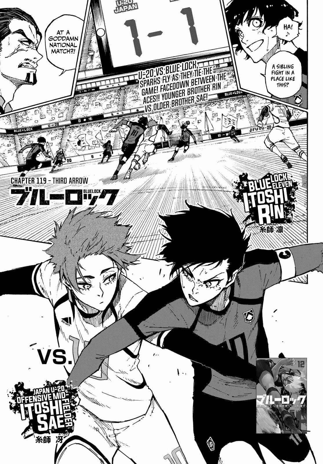 Blue Lock Chapter 119 page 2