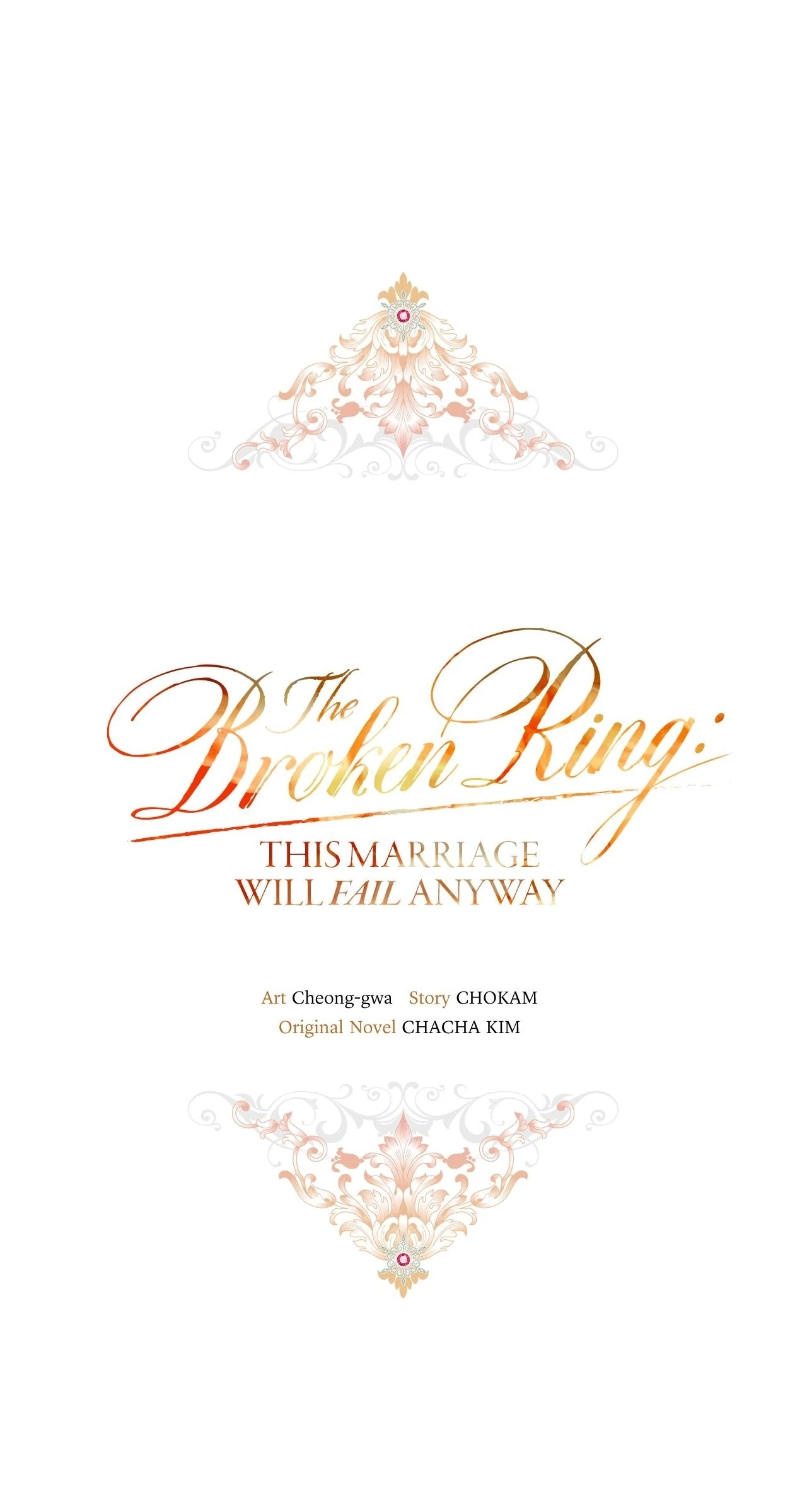 The Broken Ring: This Marriage Will Fail Anyway Chapter 126 page 1