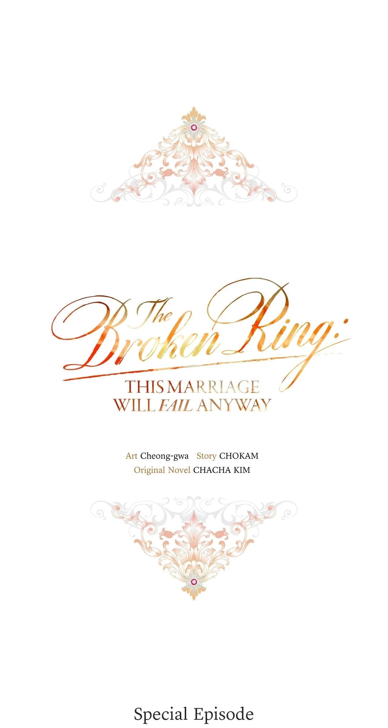 The Broken Ring: This Marriage Will Fail Anyway Chapter 127 page 1