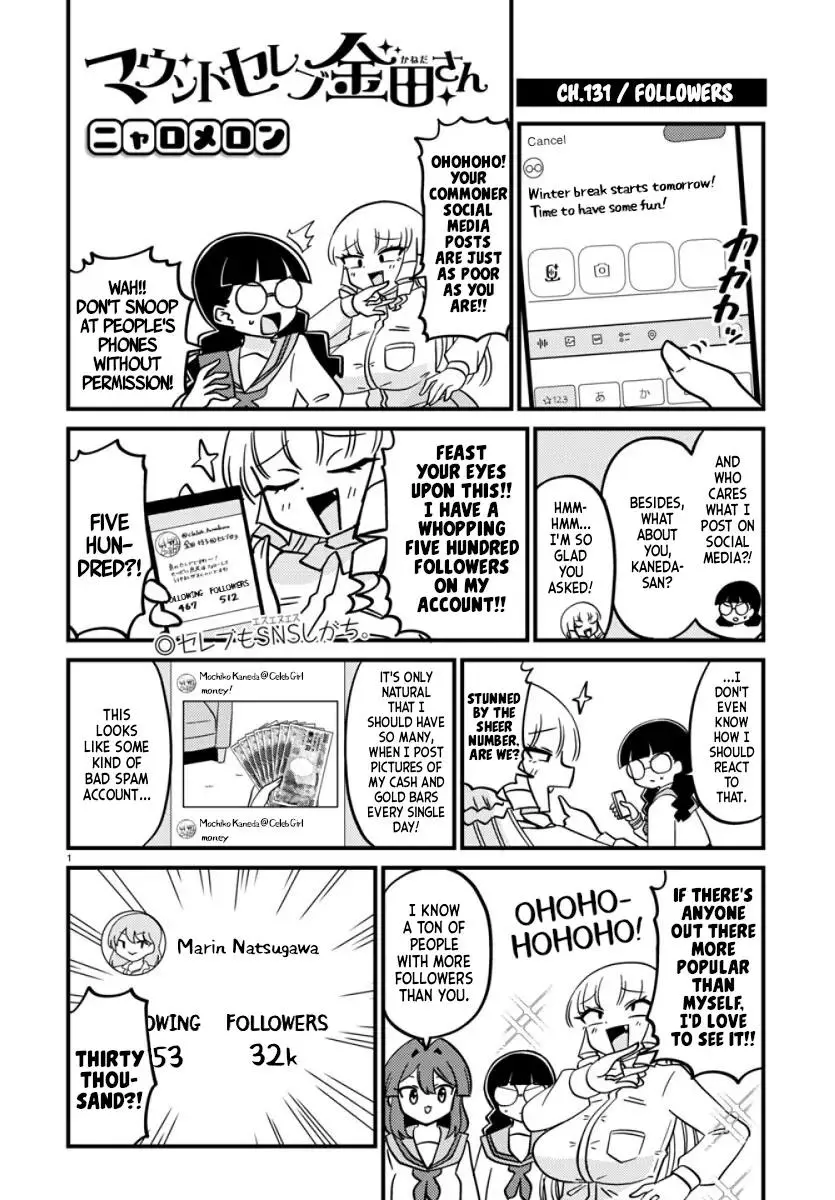 Mount Celeb Kaneda-San Chapter 131 page 1
