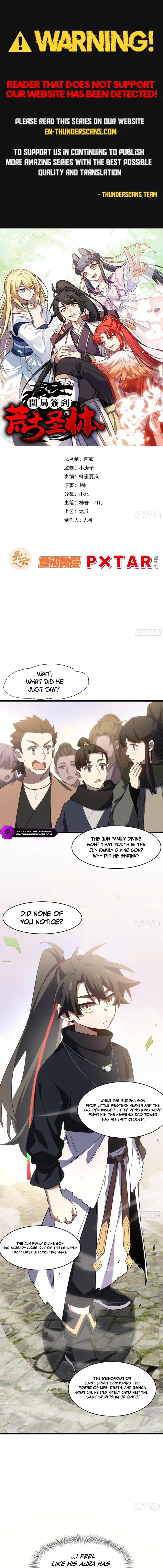 Start by signing in and obtaining the Ancient Divine Body Chapter 143 page 1
