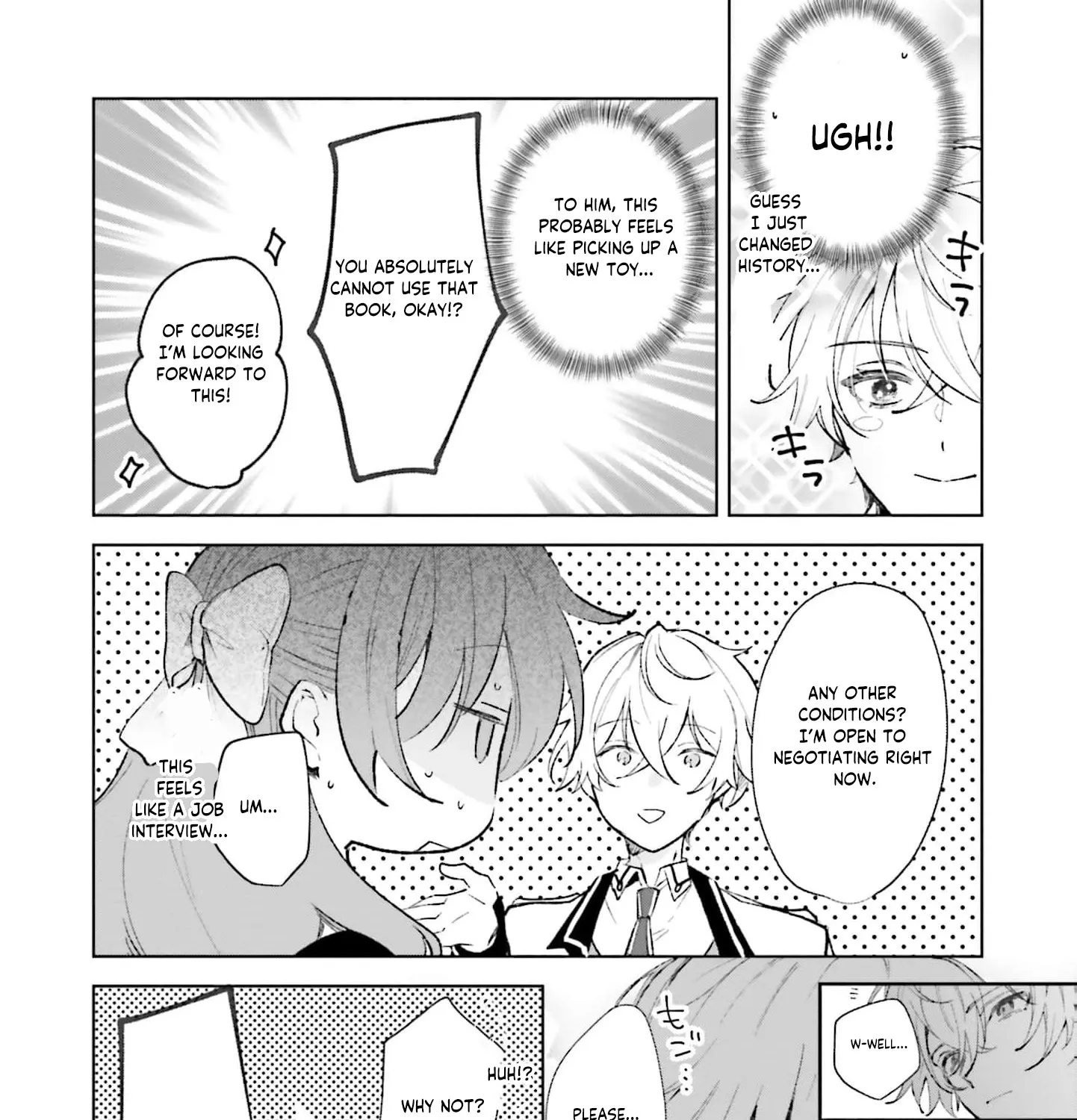 Shitaiyaku Reijo ni Tensei Shitara Kuromaku Oji ni Shuchaku sare Chaimashita Chapter 5 page 48