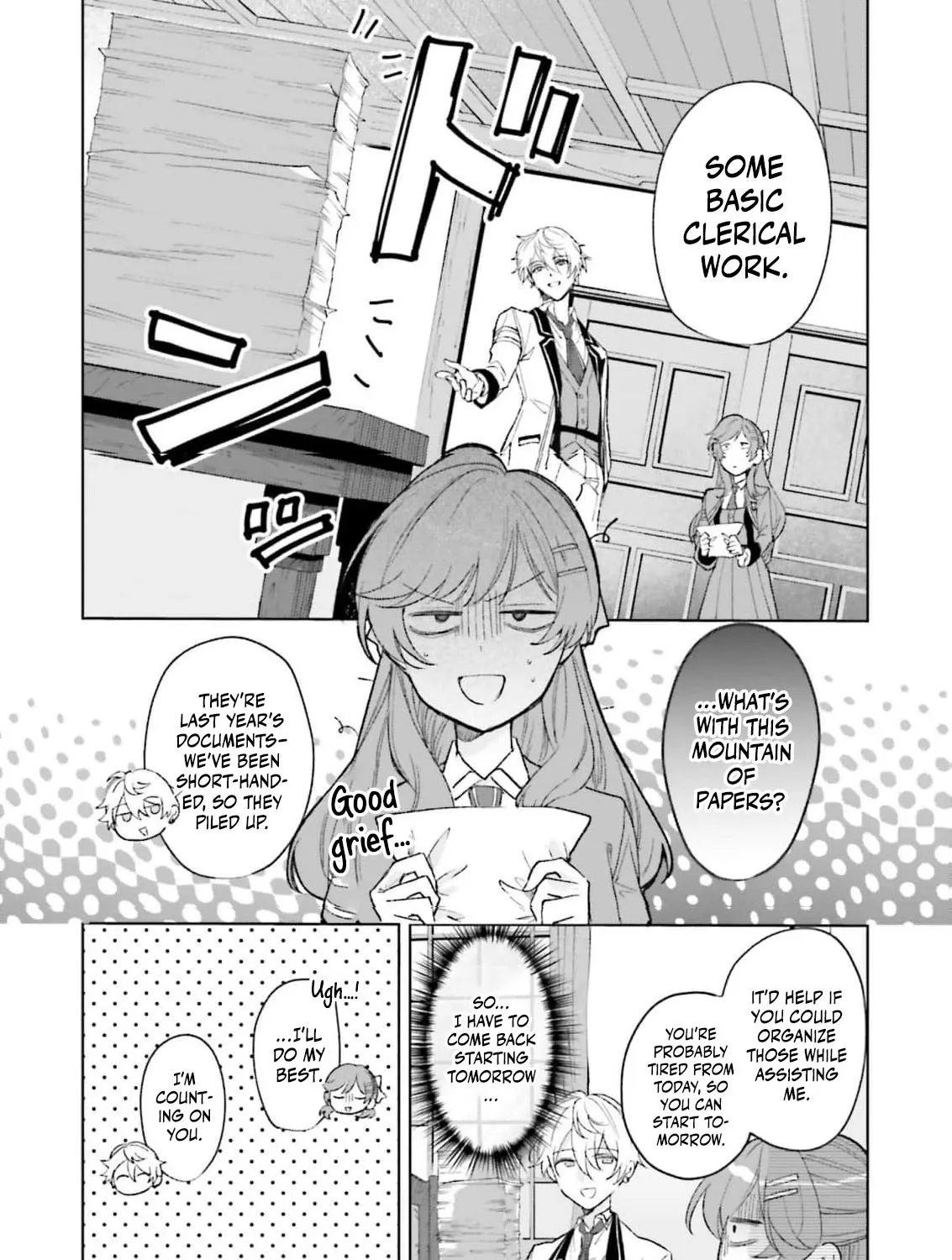 Shitaiyaku Reijo ni Tensei Shitara Kuromaku Oji ni Shuchaku sare Chaimashita Chapter 6 page 57