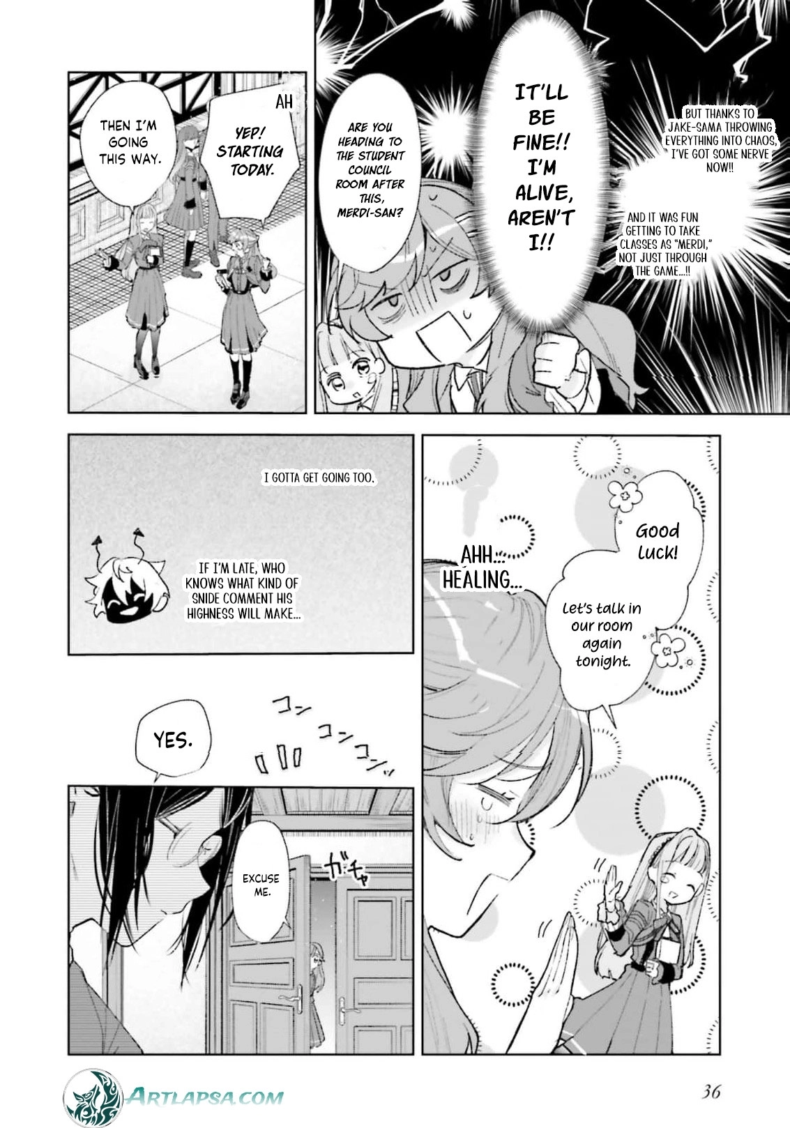 Shitaiyaku Reijo ni Tensei Shitara Kuromaku Oji ni Shuchaku sare Chaimashita Chapter 7 page 7
