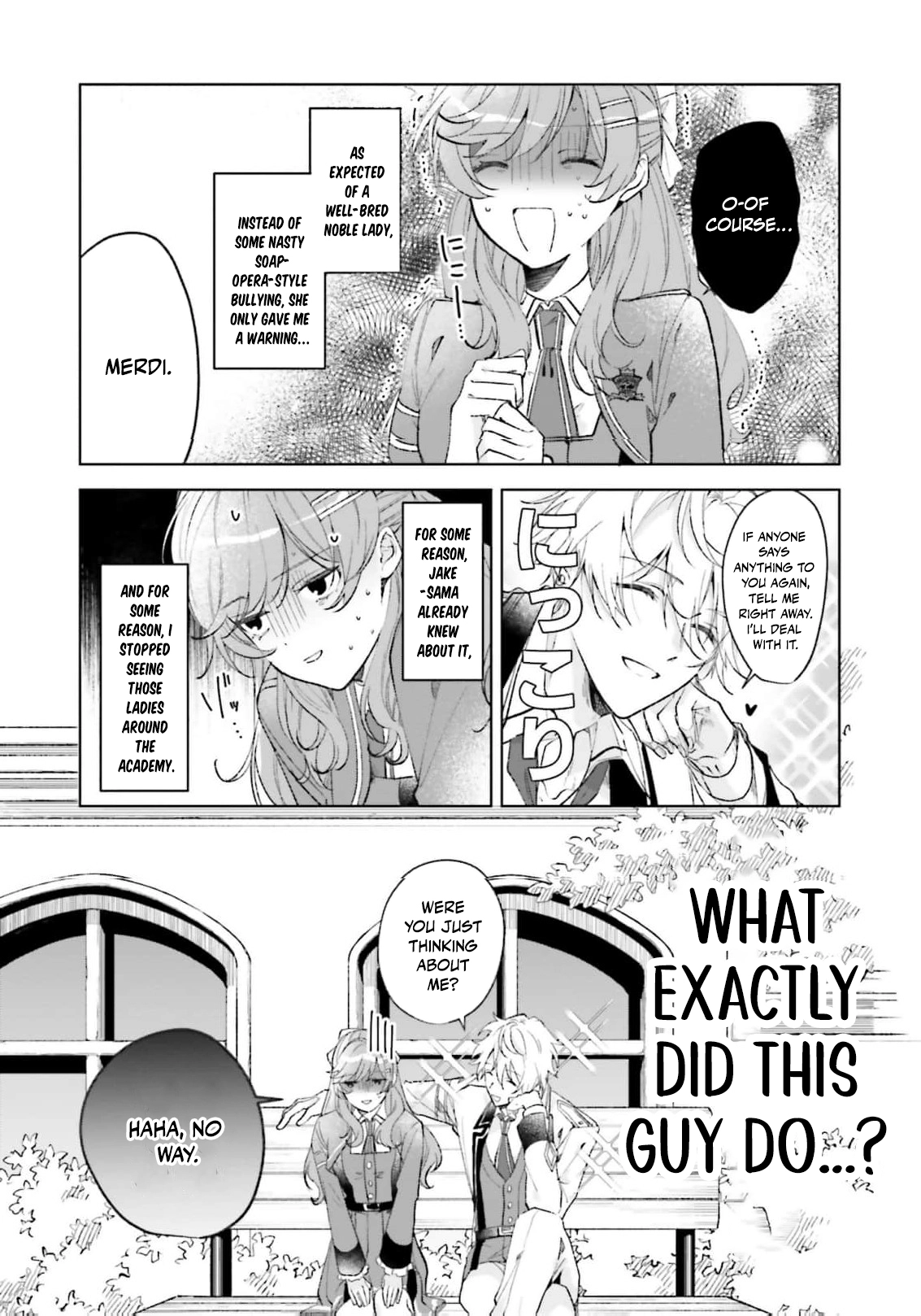 Shitaiyaku Reijo ni Tensei Shitara Kuromaku Oji ni Shuchaku sare Chaimashita Chapter 8 page 7