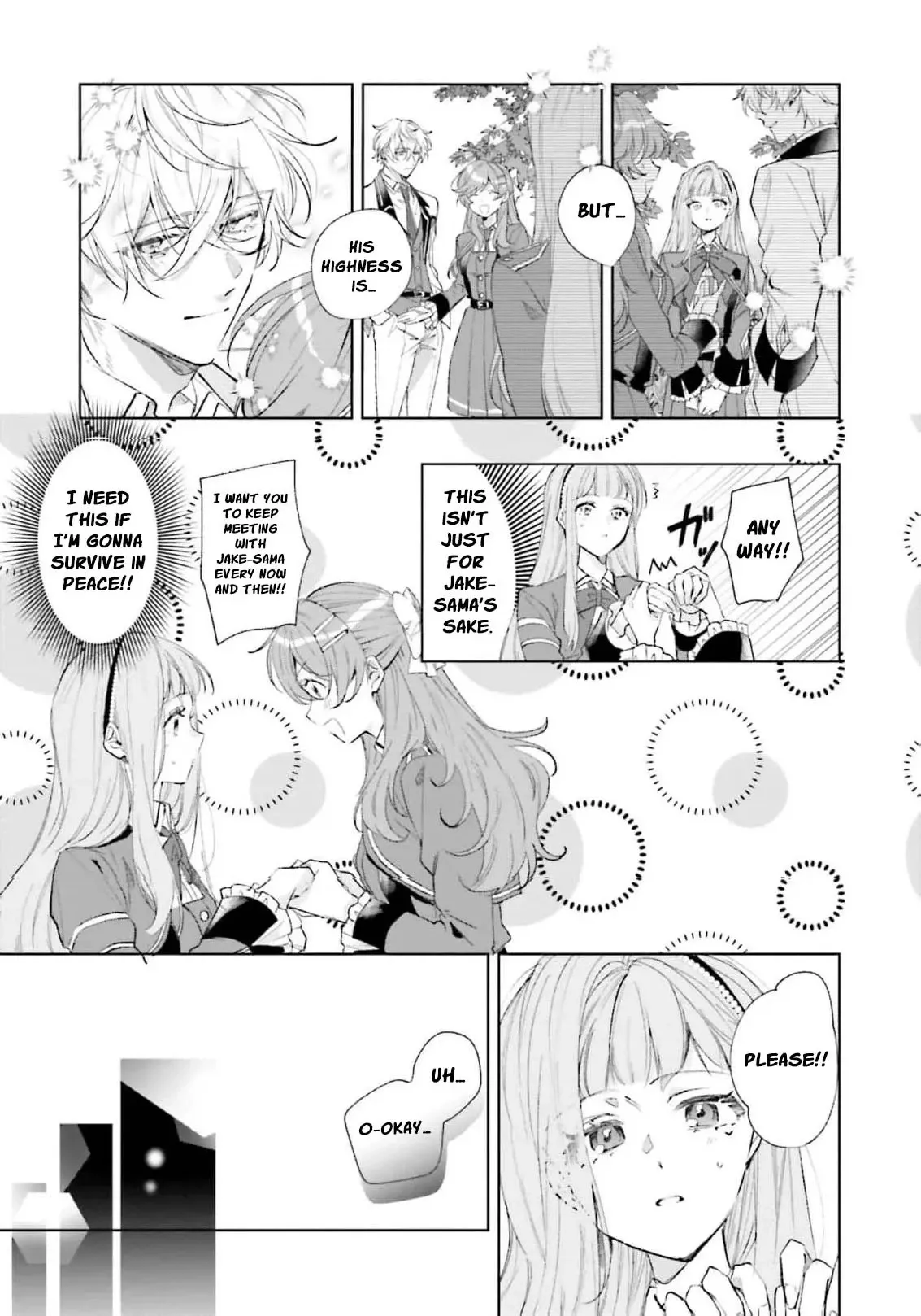 Shitaiyaku Reijo ni Tensei Shitara Kuromaku Oji ni Shuchaku sare Chaimashita Chapter 10 page 10