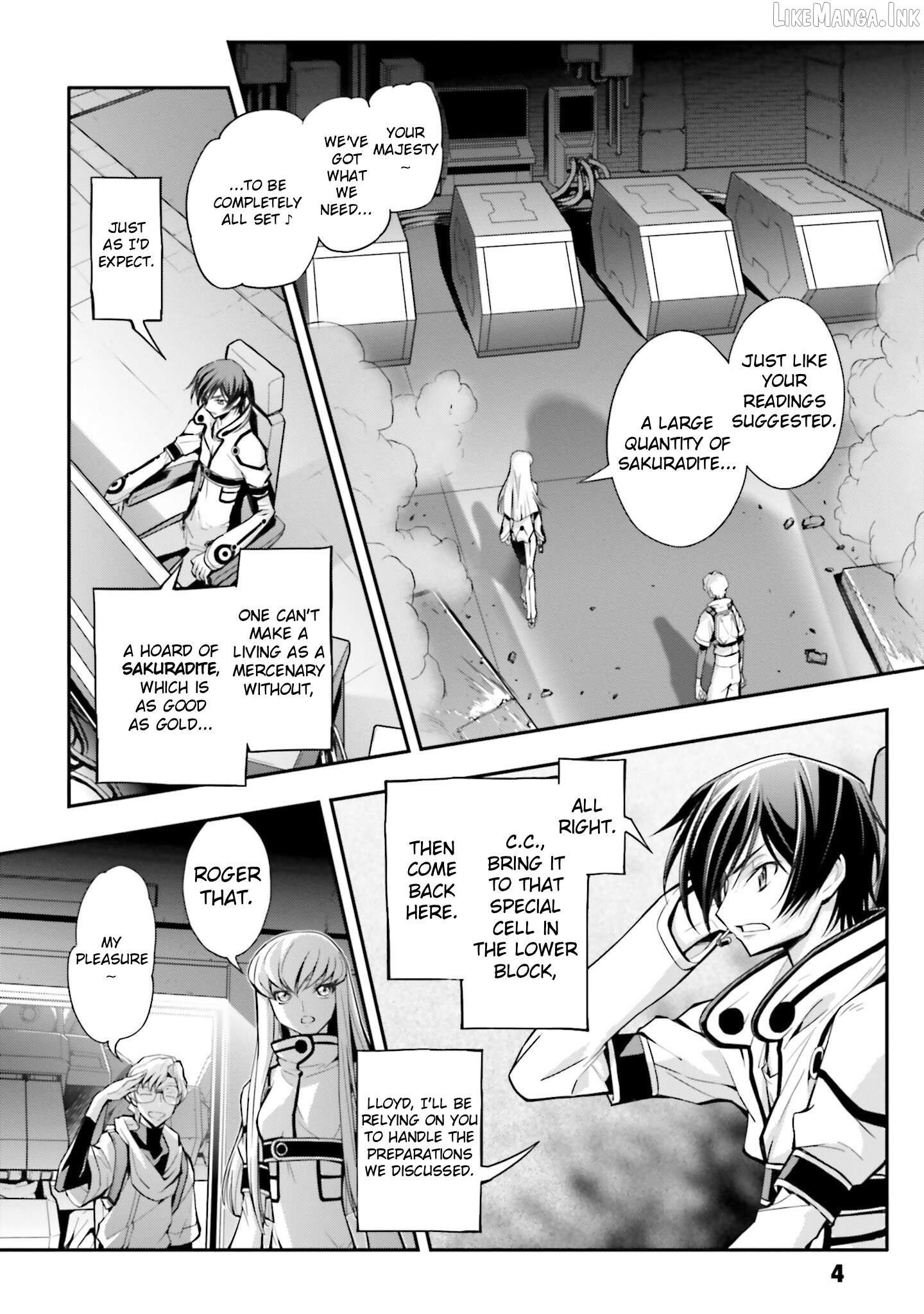 Code Geass: Lelouch of the Re;surrection Chapter 13 page 5